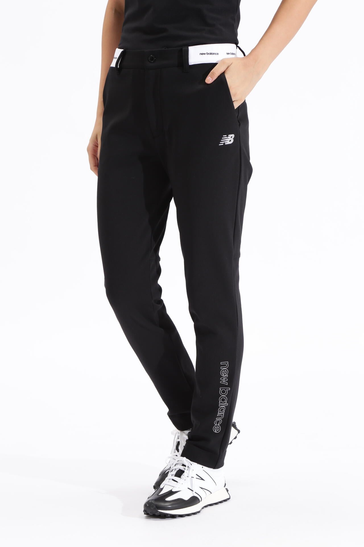 裏メッシュ スウェット スリム ロングパンツ (WOMENS SPORT)