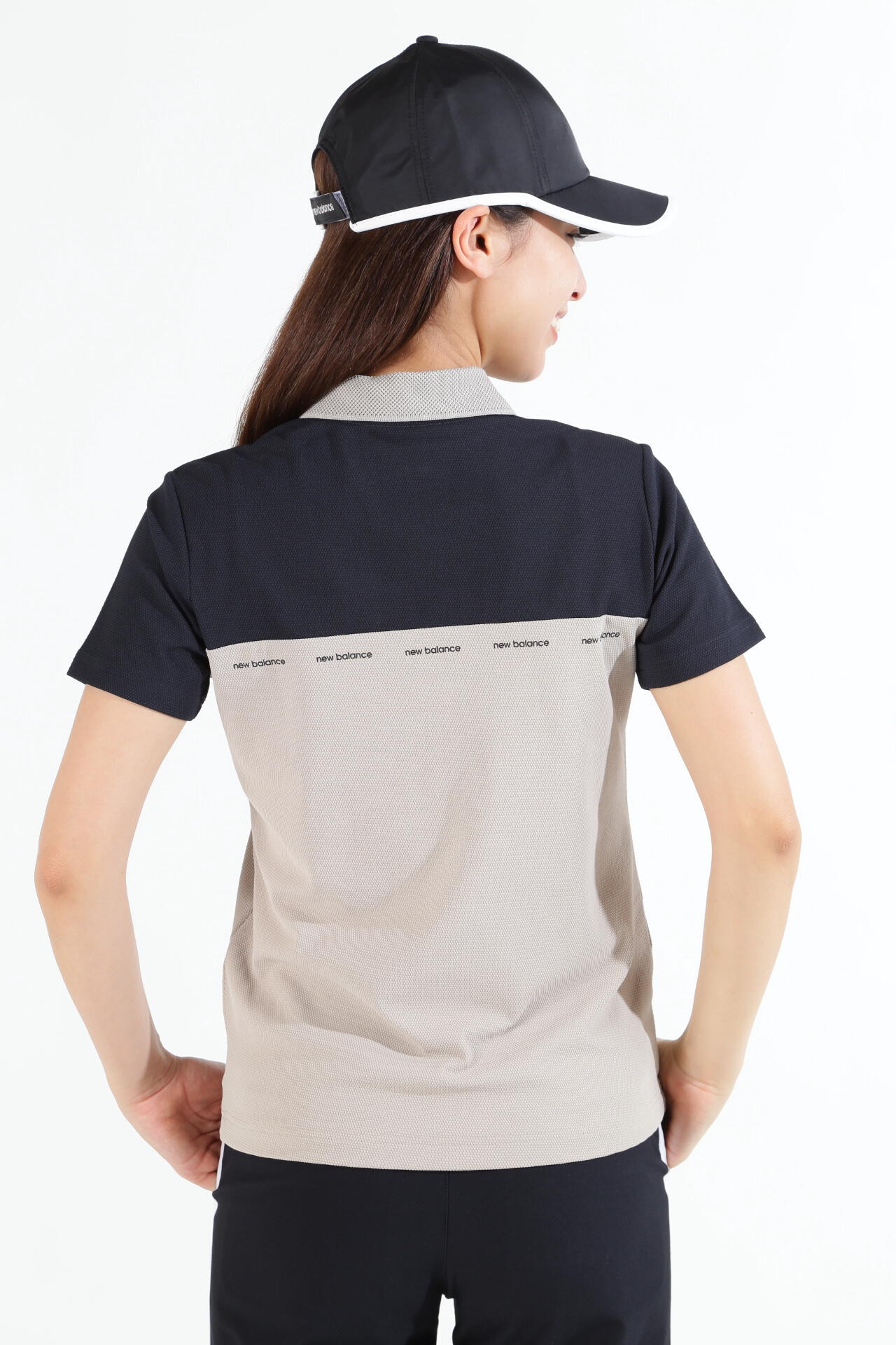 バイカラー ポップコーンピケ 半袖 ポロシャツ (WOMENS SPORT)