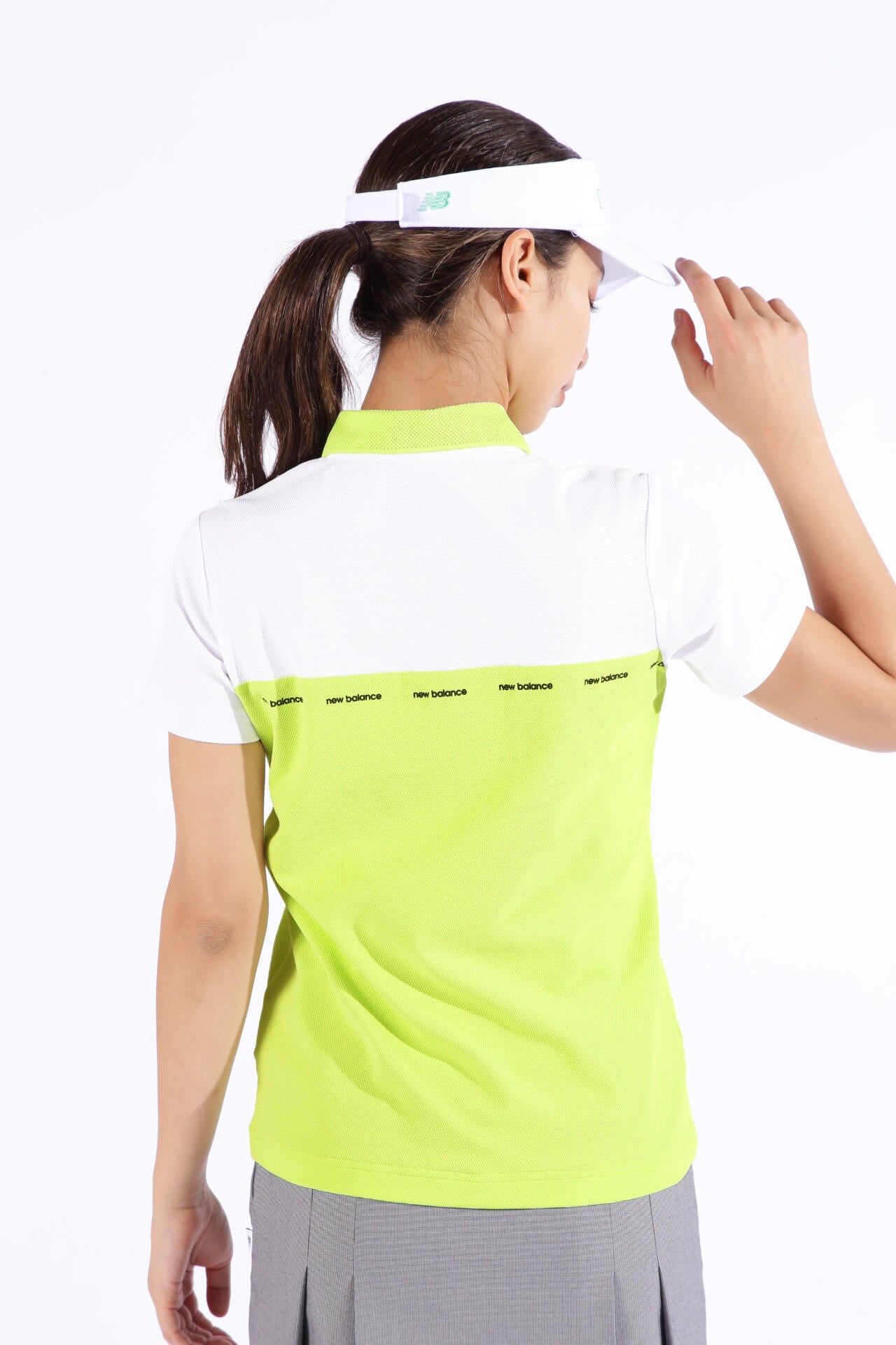 バイカラー ポップコーンピケ 半袖 ポロシャツ (WOMENS SPORT)
