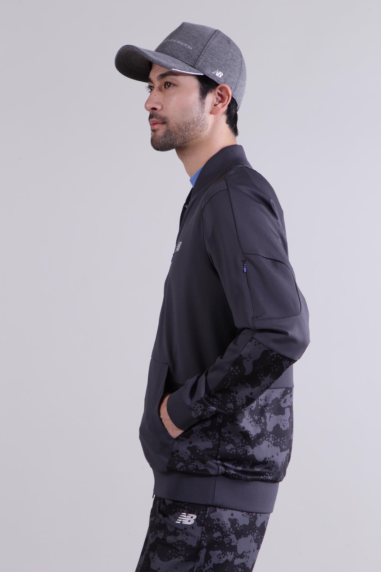【直営店舗限定】デザートカモ柄 スウェット フルジップ ブルゾン (MENS)