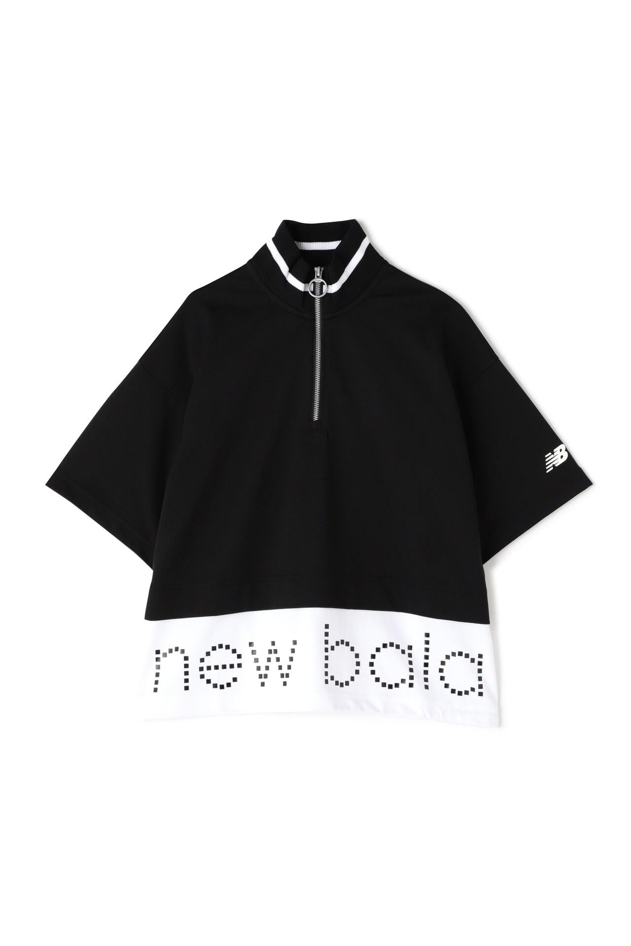 ピクセルロゴ 軽量 スウェット ハーフジップ プルオーバー (WOMENS SPORT)