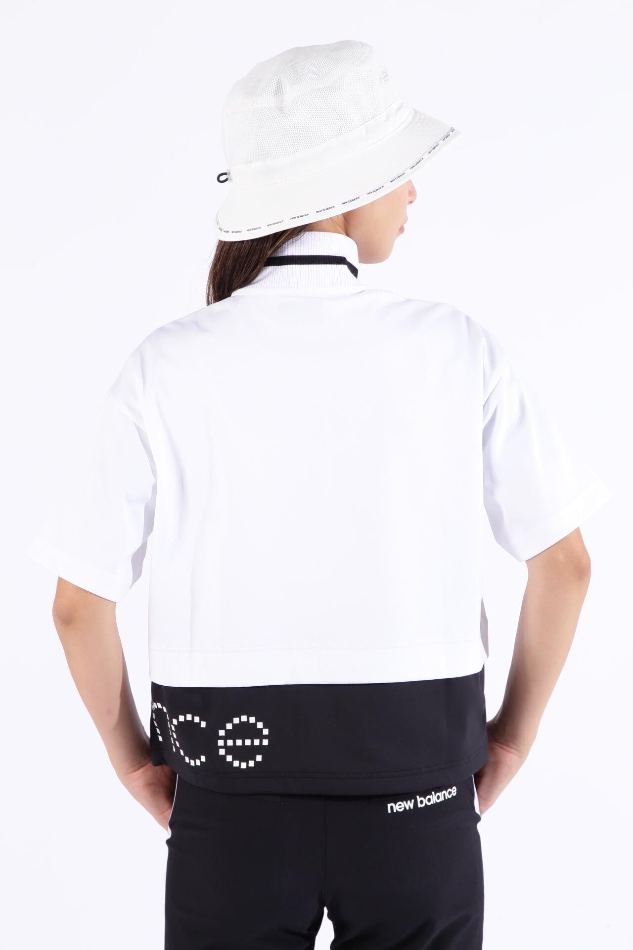 ピクセルロゴ 軽量 スウェット ハーフジップ プルオーバー (WOMENS SPORT)