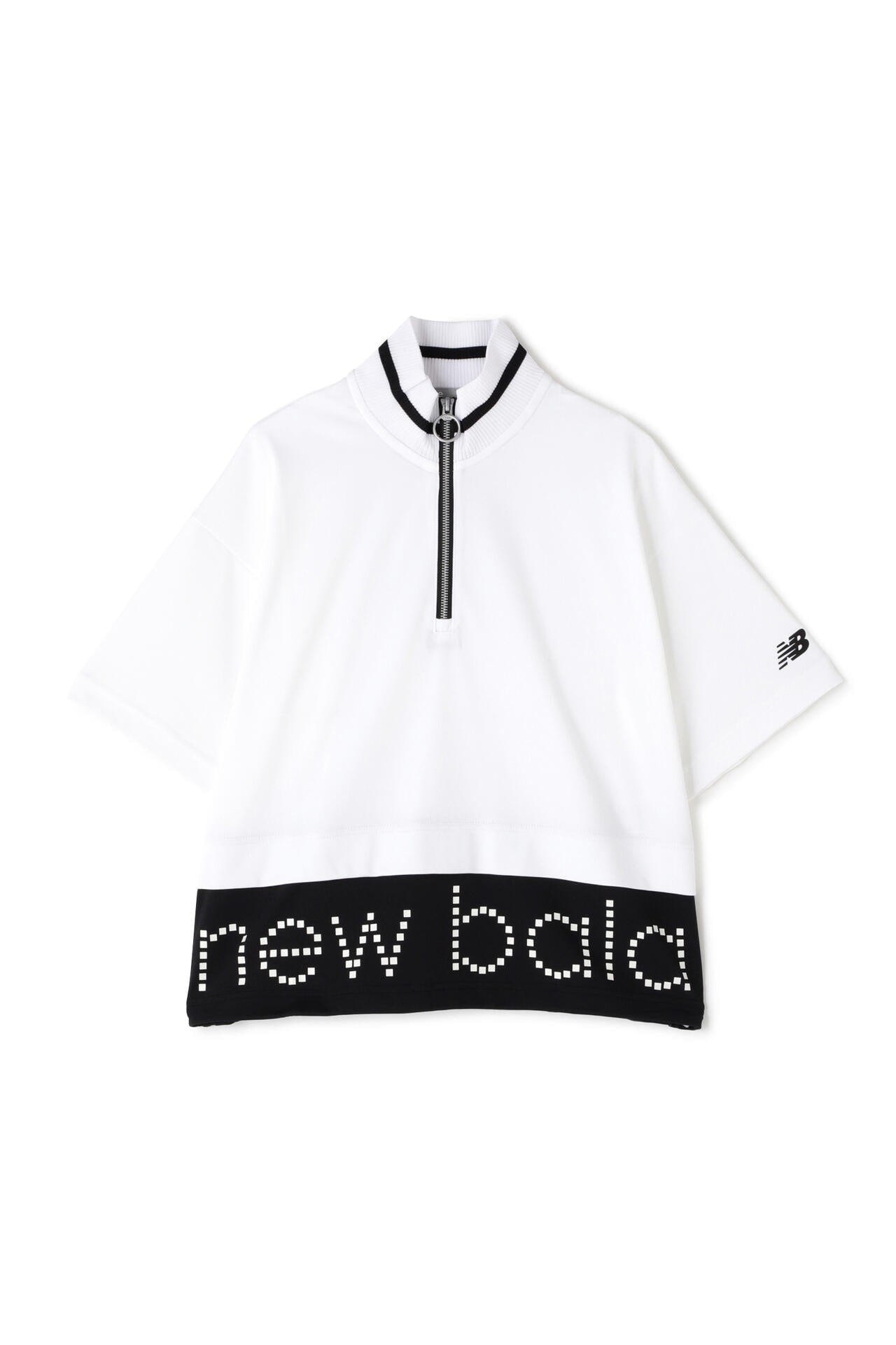 ピクセルロゴ 軽量 スウェット ハーフジップ プルオーバー (WOMENS SPORT)