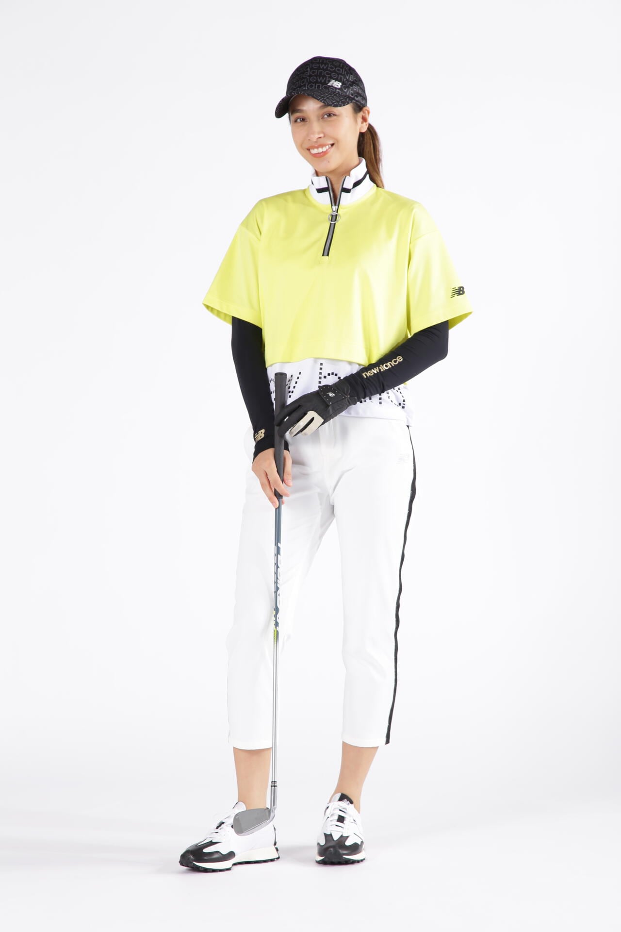 ピクセルロゴ 軽量 スウェット ハーフジップ プルオーバー (WOMENS SPORT)