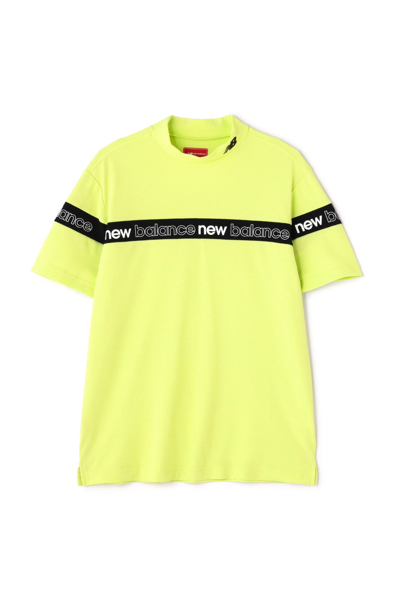ポップコーンピケ 半袖 モックネック プルオーバー (MENS SPORT)