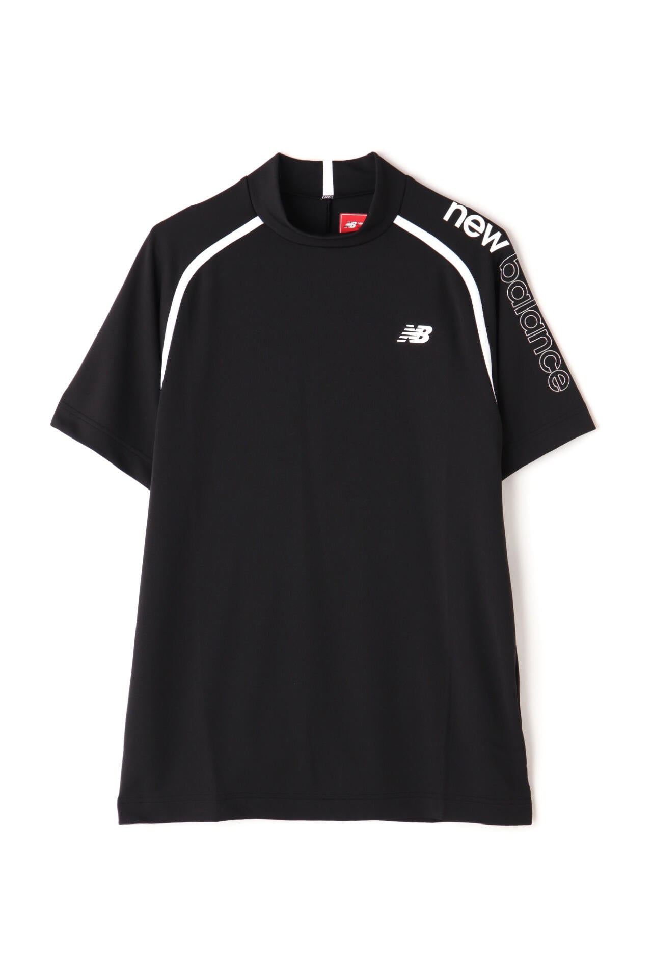 ダブルフェイス裏ハニカム 半袖 モックネック プルオーバー (MENS SPORT)