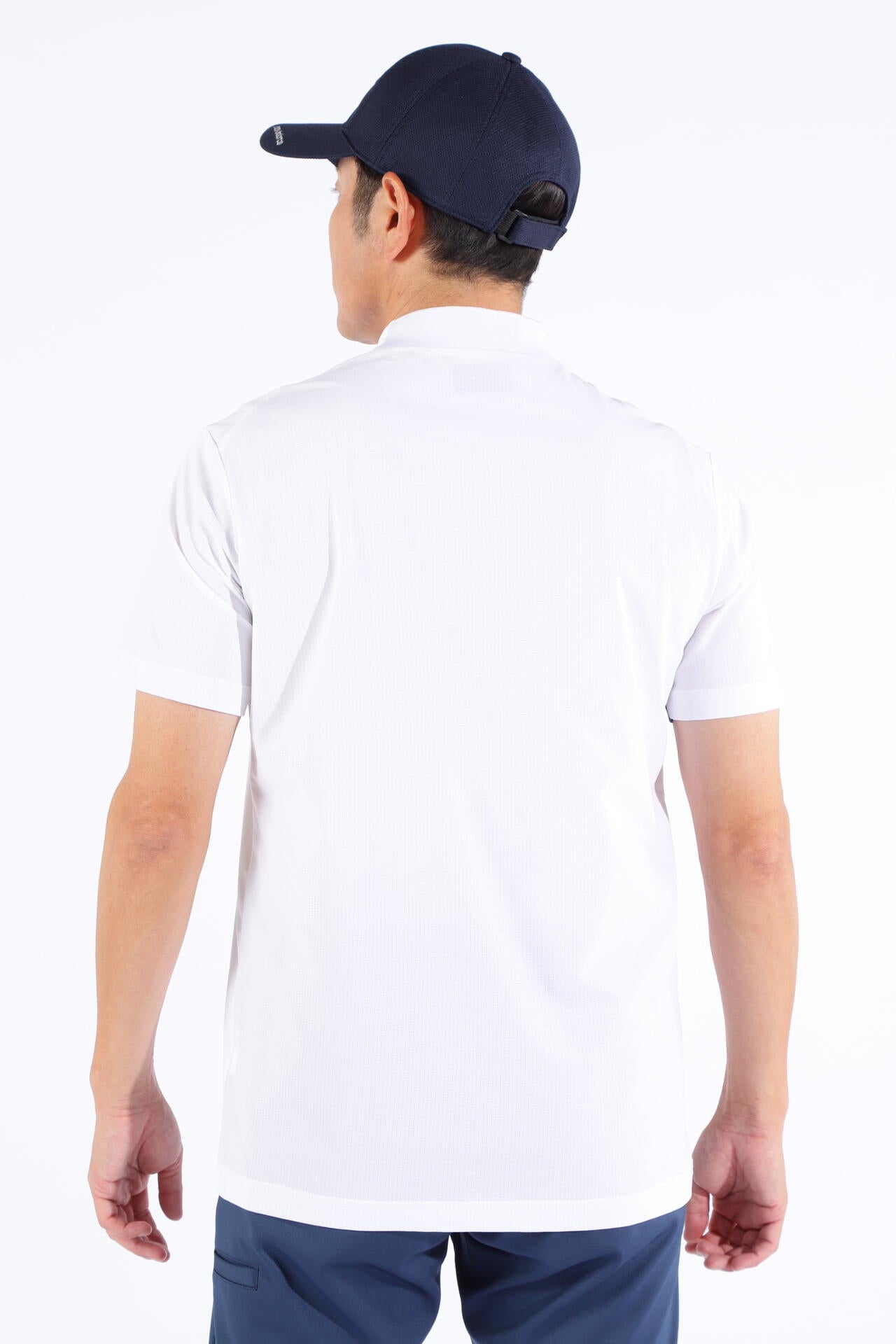 ストレッチ UV メッシュ 半袖 モックネック プルオーバー (MENS WORLD)