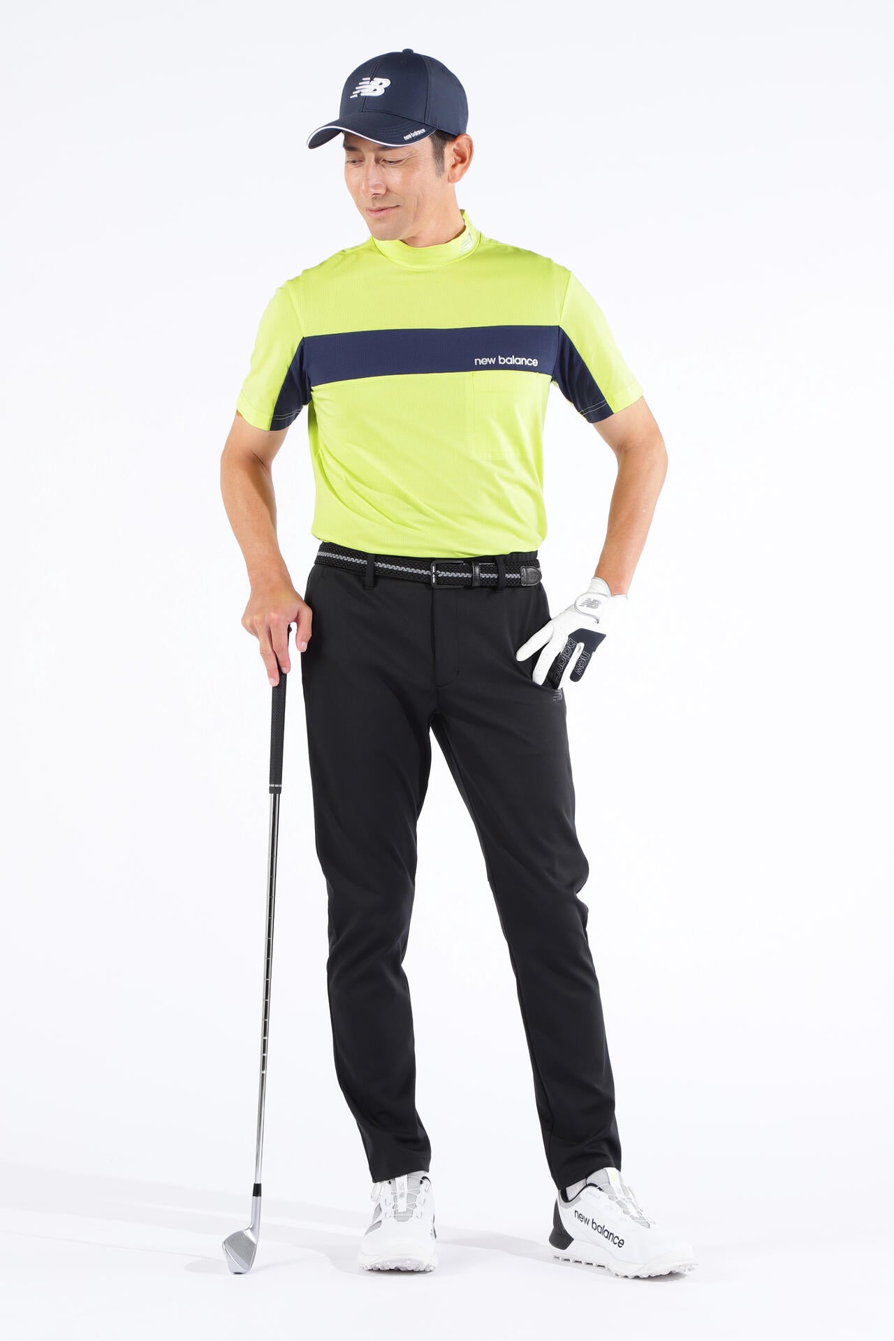 ストレッチ UV メッシュ 半袖 モックネック プルオーバー (MENS WORLD)