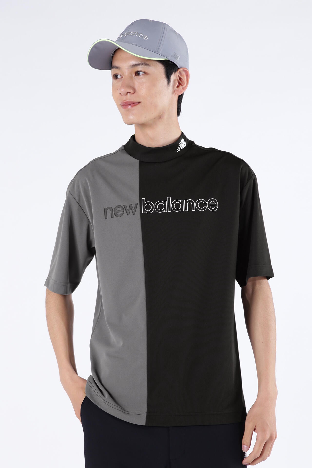 こかげMAX 半袖 モックネック プルオーバー (MENS SPORT)
