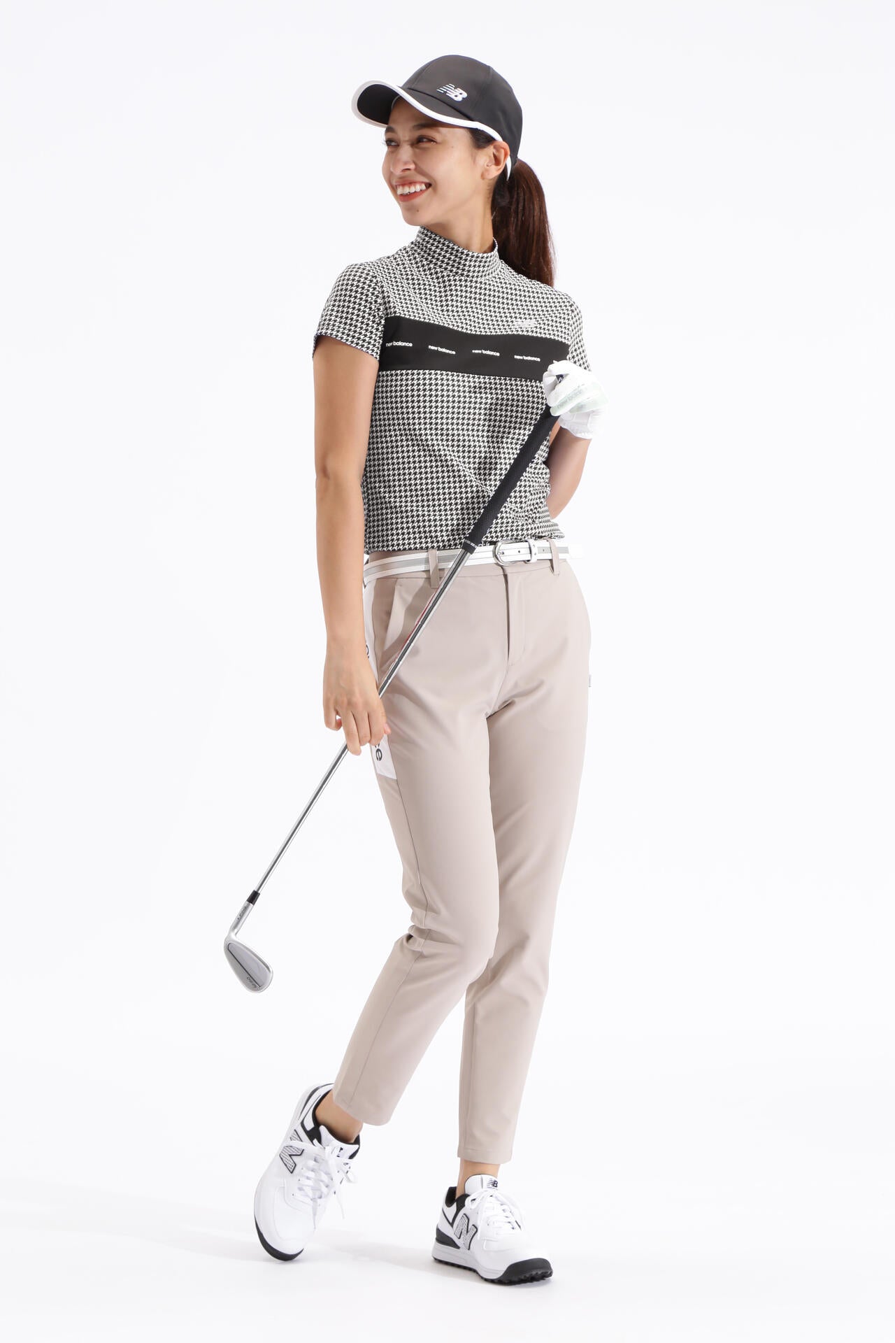 UPF50＋ 接触冷感 半袖 モックネック プルオーバー (WOMENS SPORT)