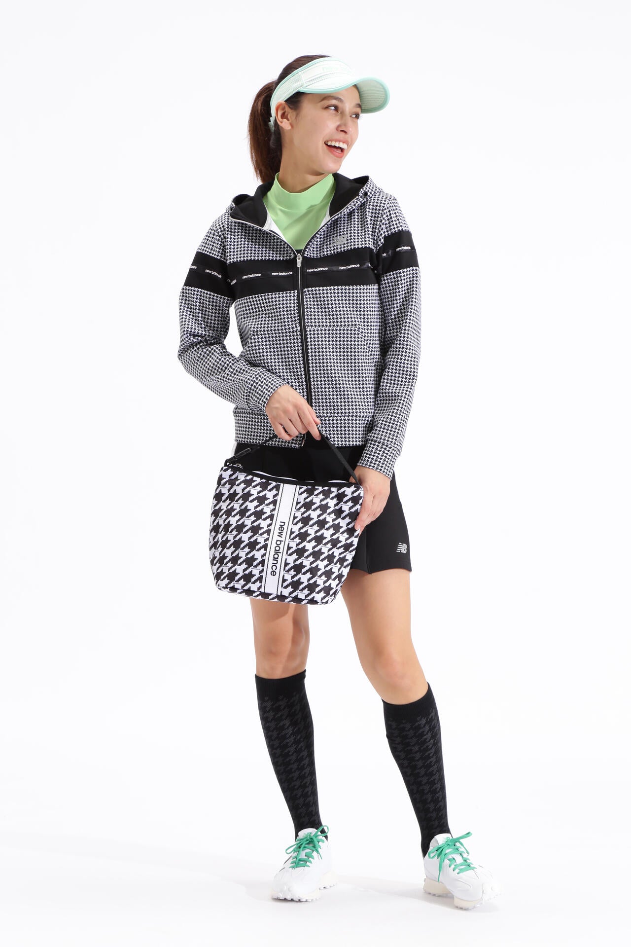 UPF50＋ 接触冷感 半袖 モックネック プルオーバー (WOMENS SPORT)
