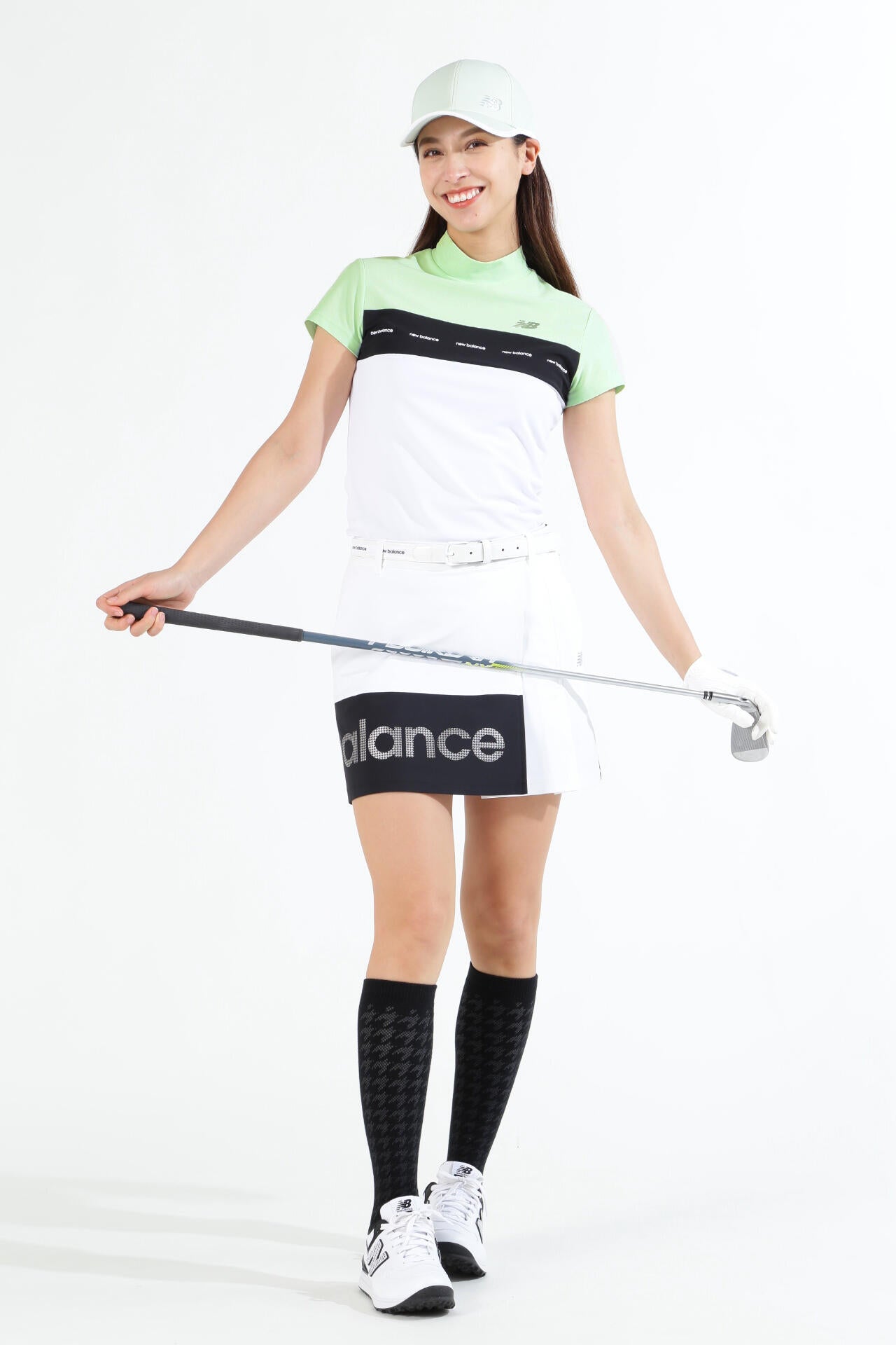 UPF50＋ 接触冷感 半袖 モックネック プルオーバー (WOMENS SPORT)