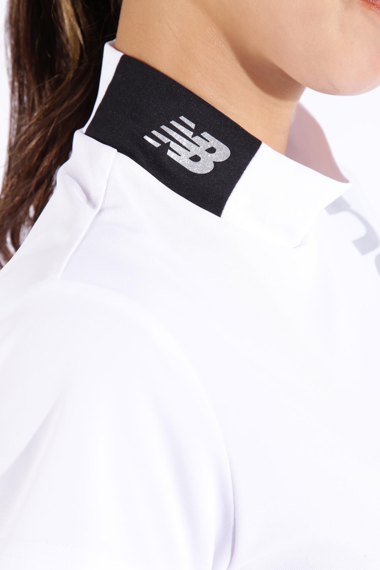 接触冷感 UPF50＋ 半袖 モックネック プルオーバー (WOMENS SPORT)