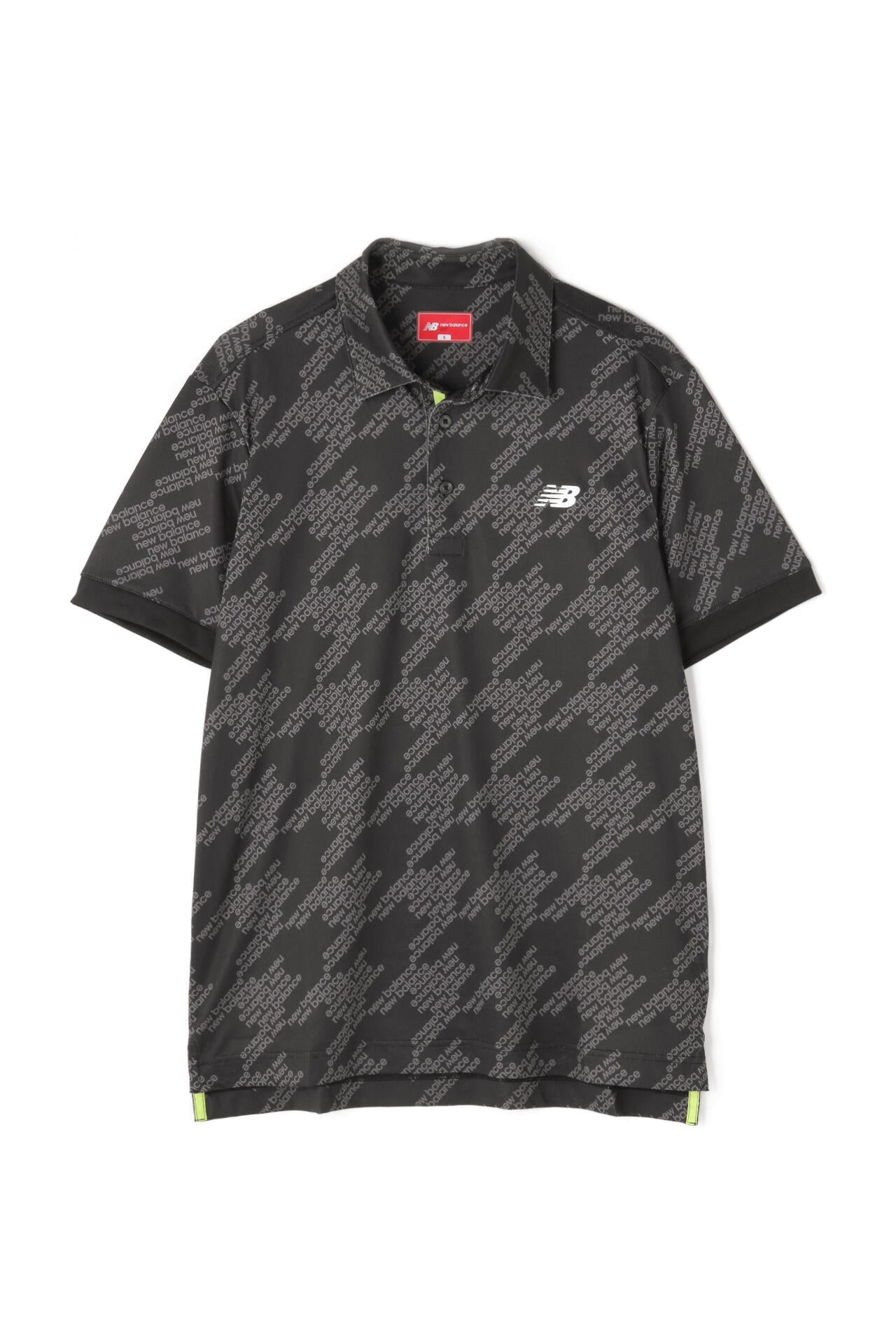 ロゴ×千鳥格子 半袖 カラーシャツ (MENS SPORT)