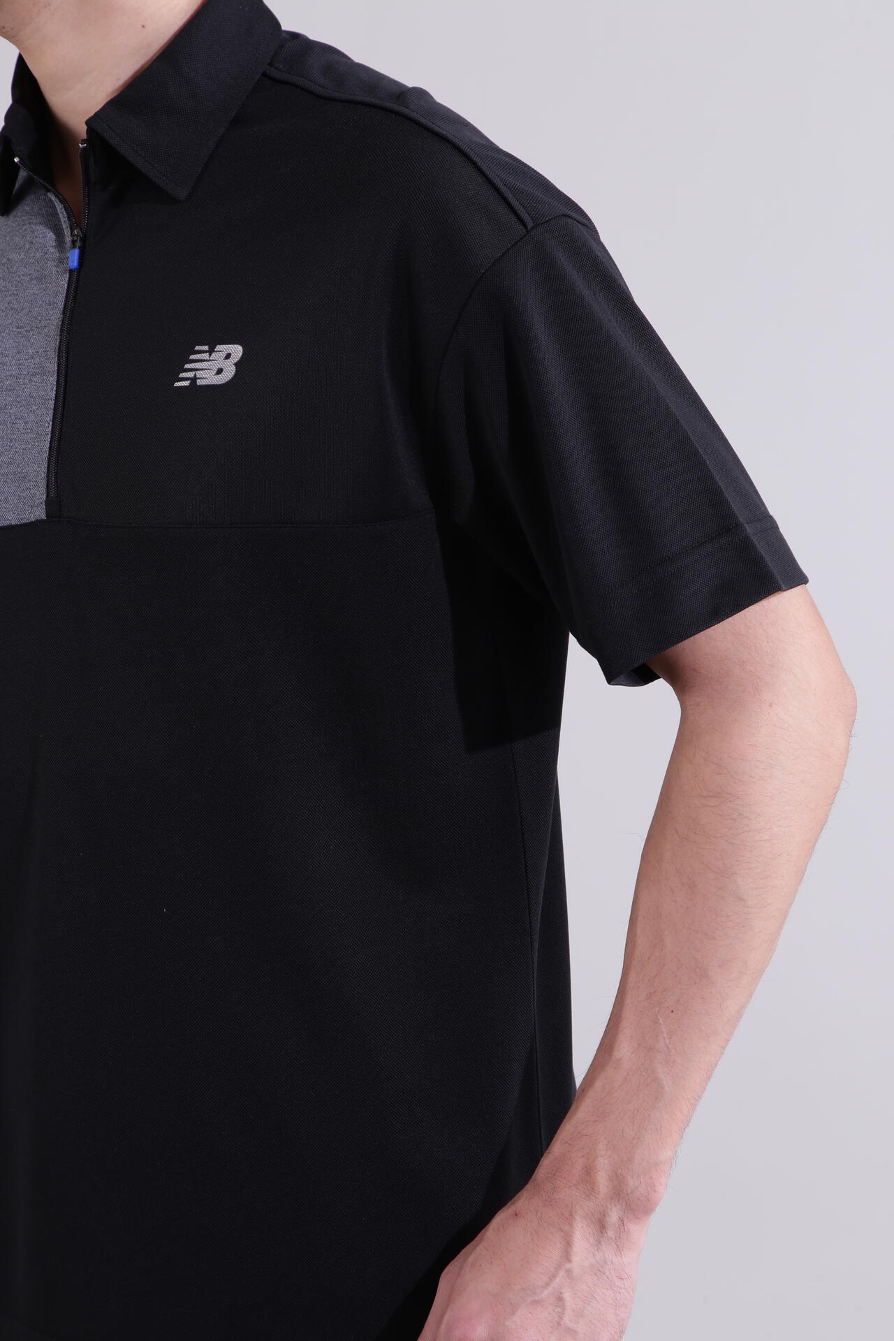 【直営店舗限定】ハーフジップ カラーシャツ (MENS)