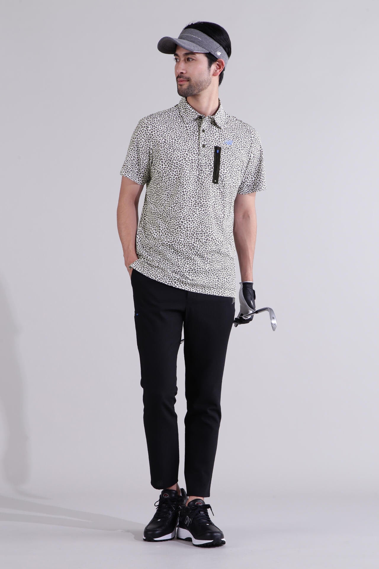 【直営店舗限定】スモールストーンカモ柄 半袖 カラーシャツ (MENS)