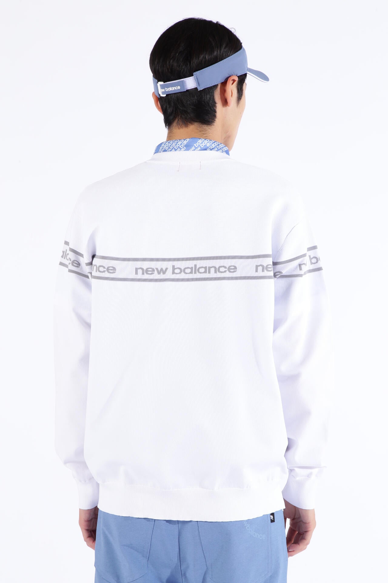 ロゴ×ガーター×プレーン クルーネック ニット プルオーバー (MENS SPORT)