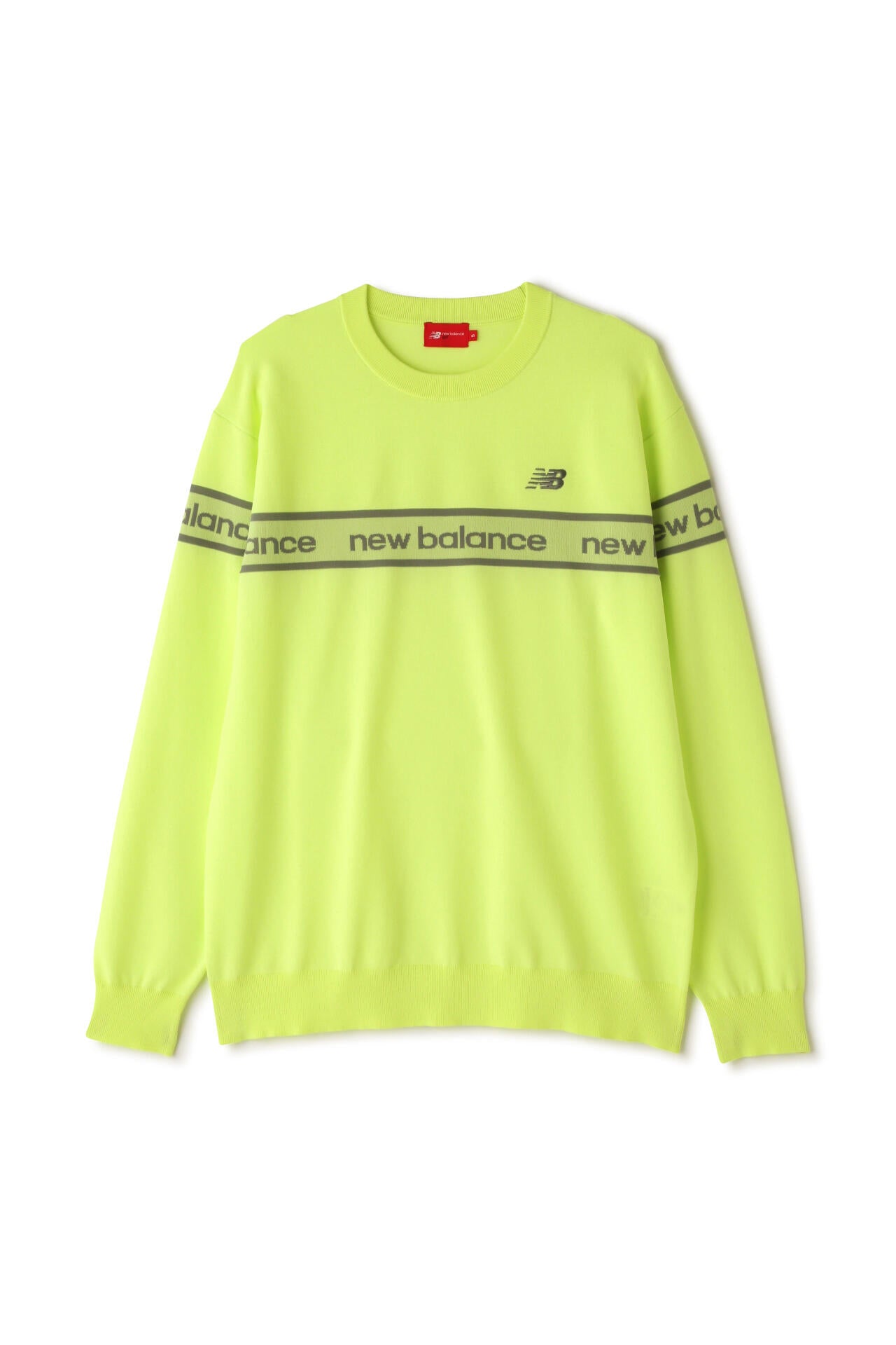 ロゴ×ガーター×プレーン クルーネック ニット プルオーバー (MENS SPORT)