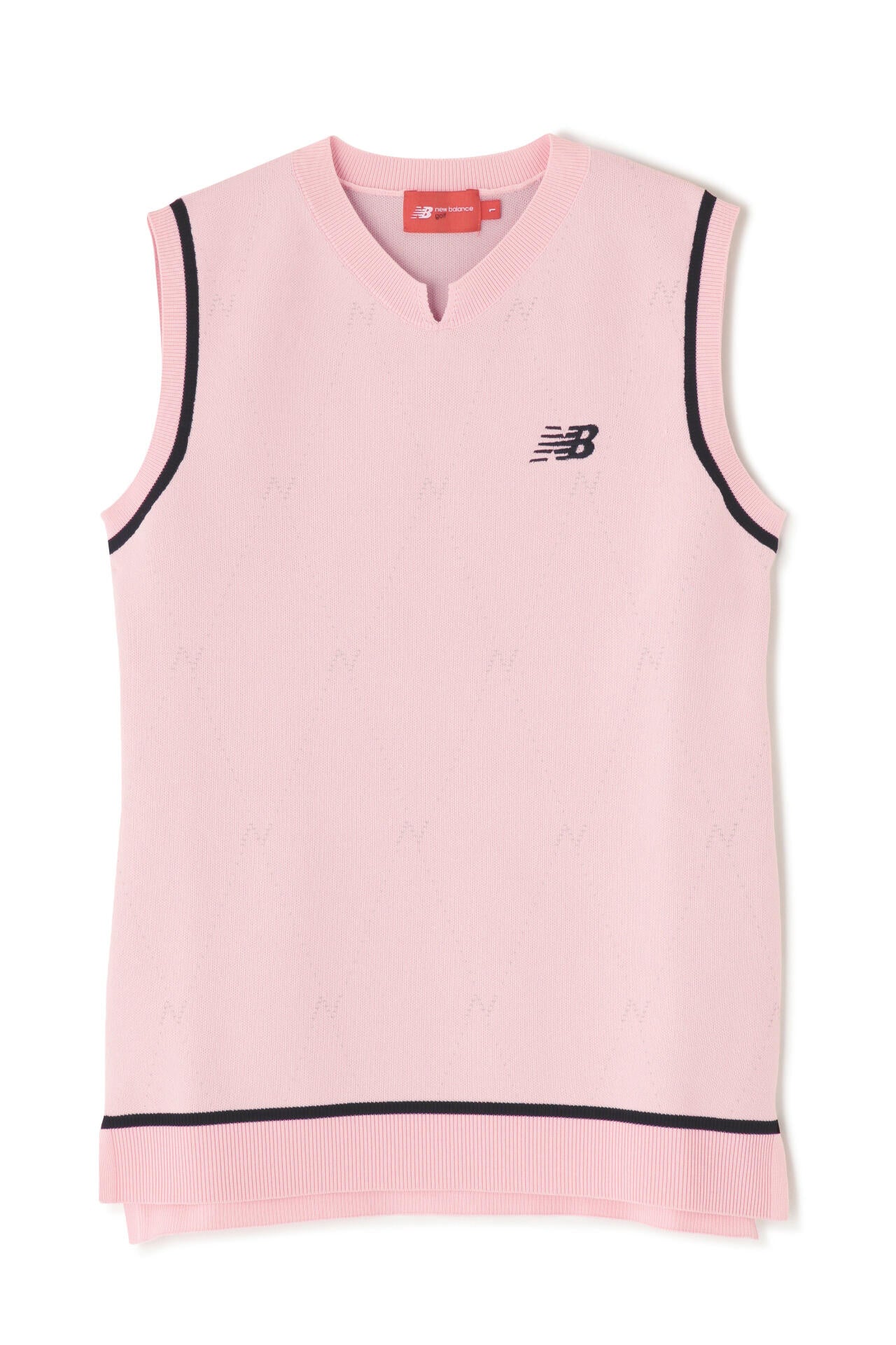 Nアーガイル クルーネック ニット ベスト (WOMENS WORLD)