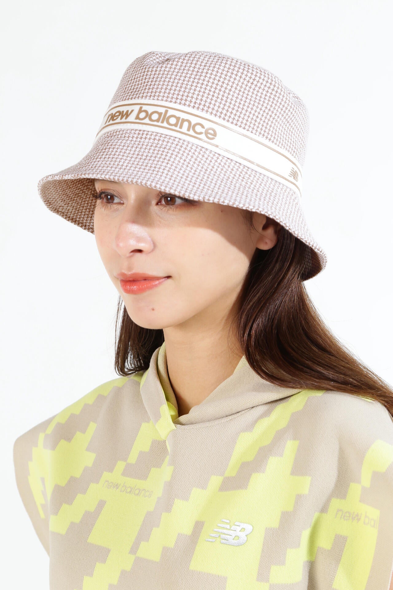 千鳥格子 総柄 バケットハット (WOMENS SPORT)