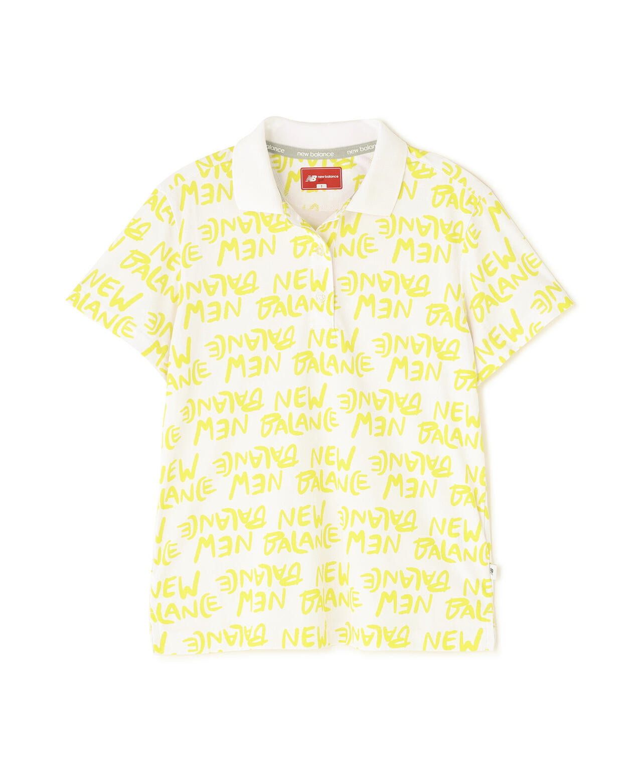 総柄 半袖 ポロシャツ (WOMENS)
