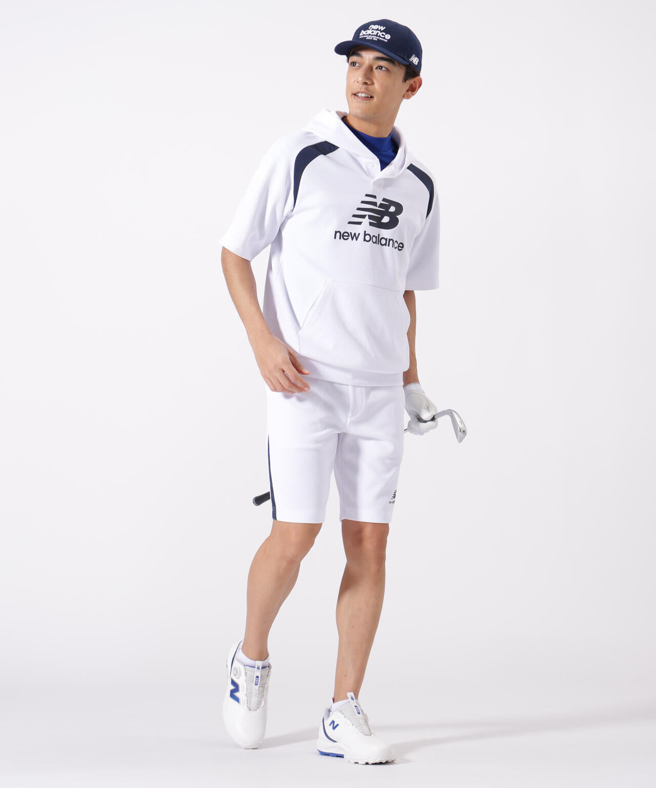 ハーフスリーブ スウェット プルオーバー フーディー (MENS)