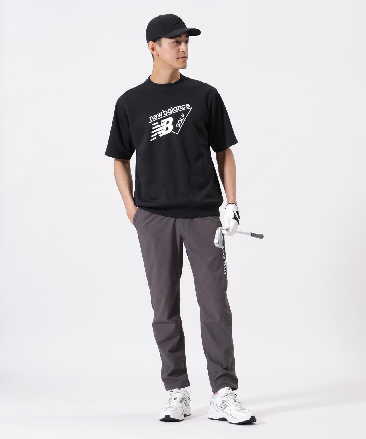 ハーフスリーブ スウェット クルーネック プルオーバー (MENS)