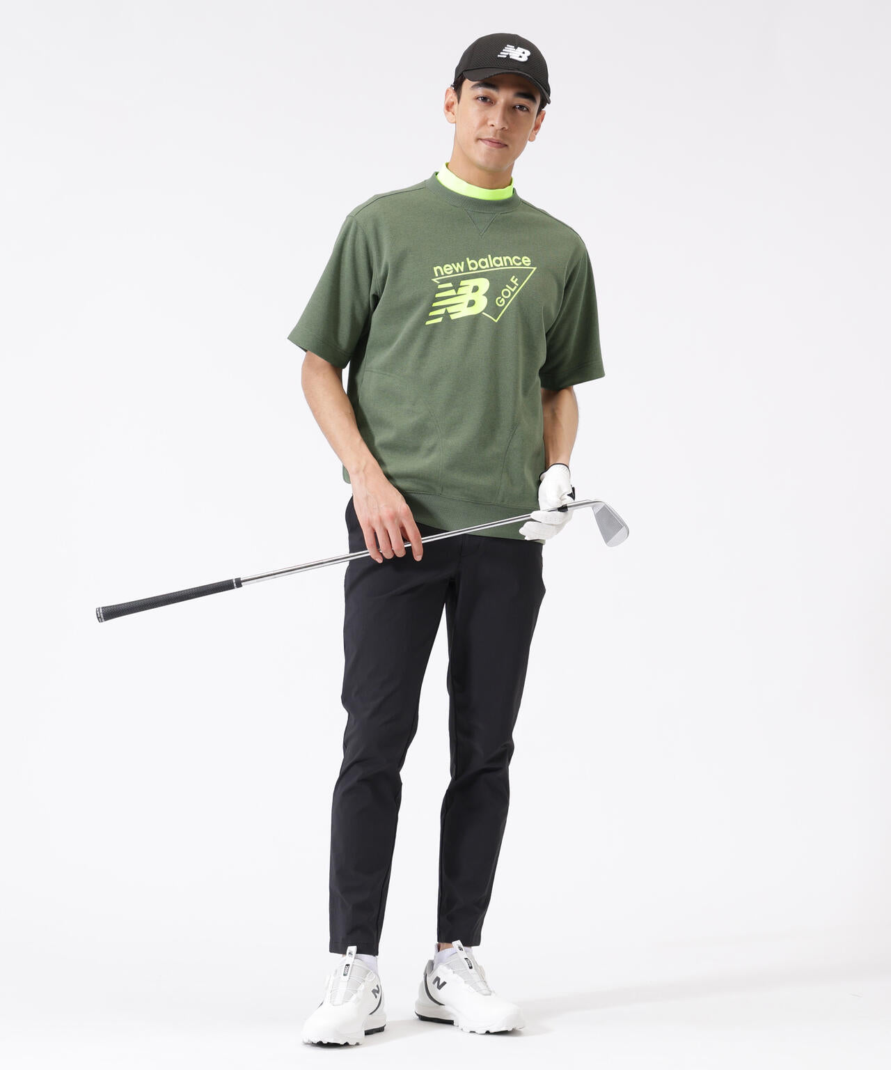 ハーフスリーブ スウェット クルーネック プルオーバー (MENS)