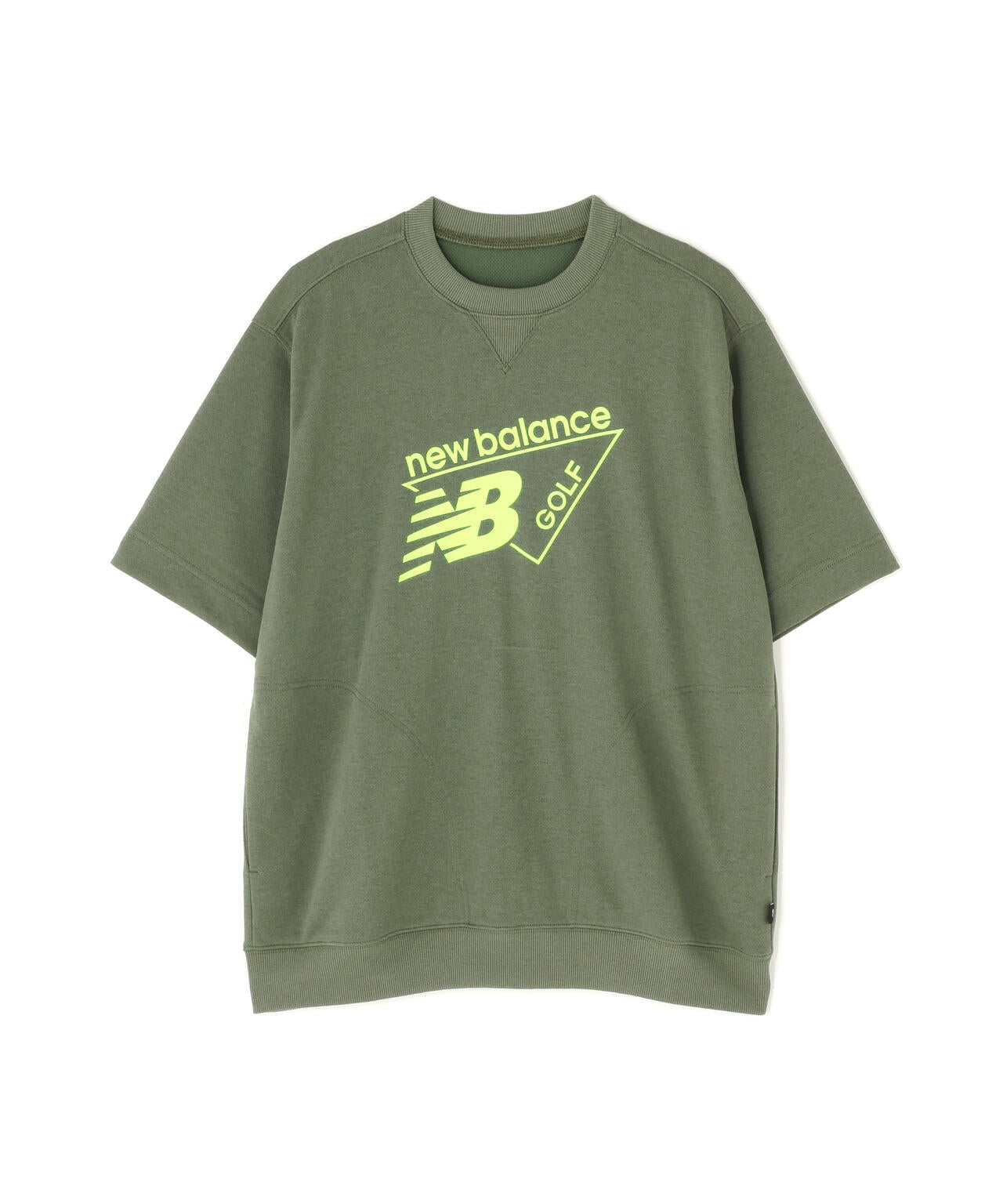 ハーフスリーブ スウェット クルーネック プルオーバー (MENS)