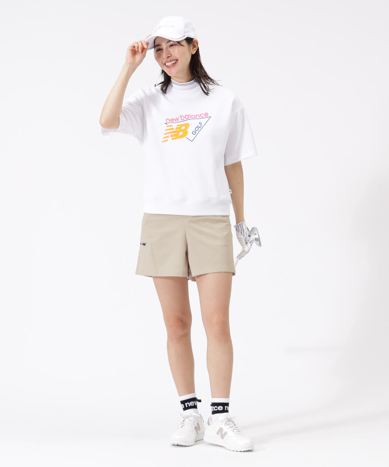 ハーフスリーブ スウェット クルーネック プルオーバー (WOMENS)