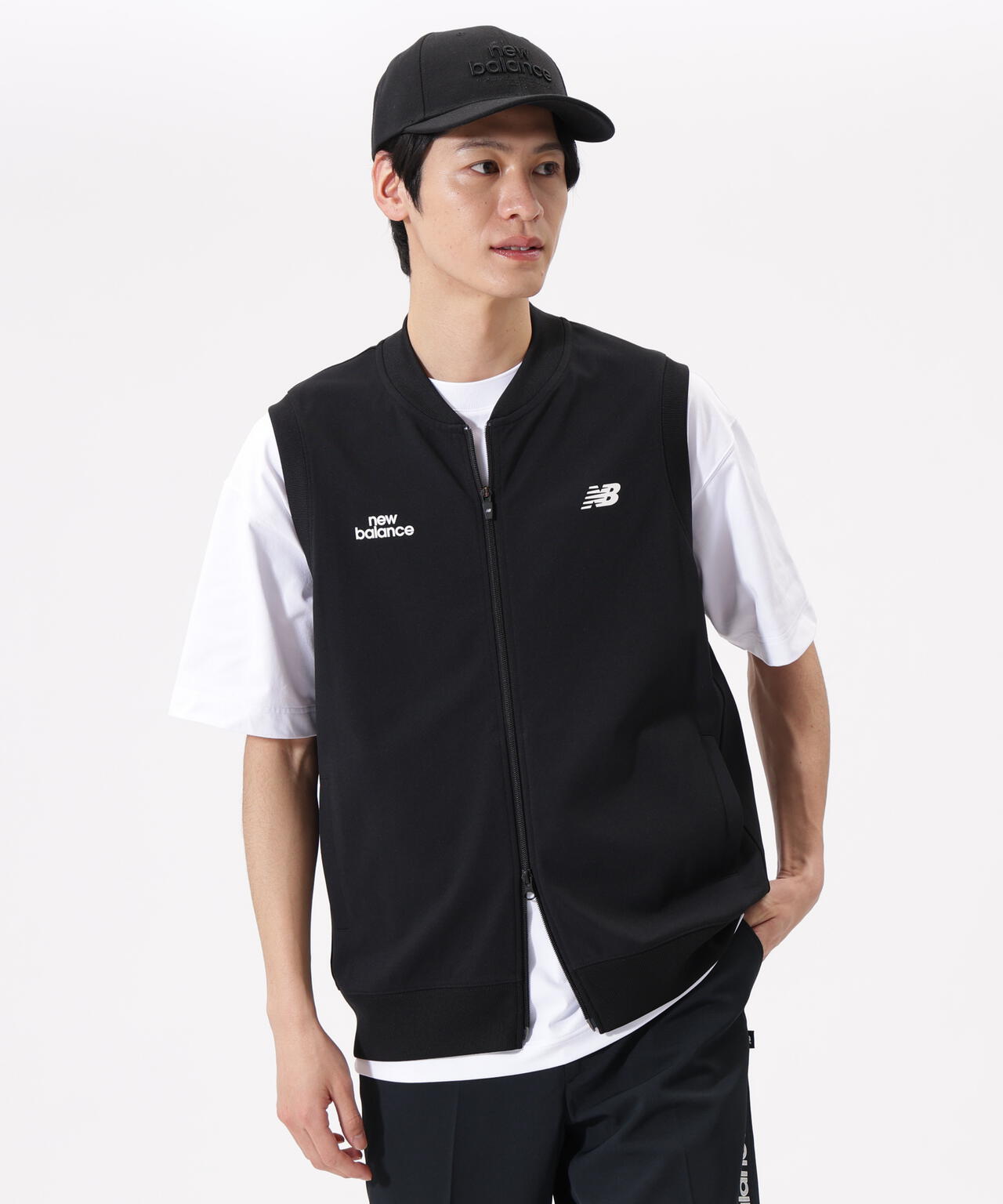 【直営店舗限定】スウェット フルジップ ベスト (MENS)