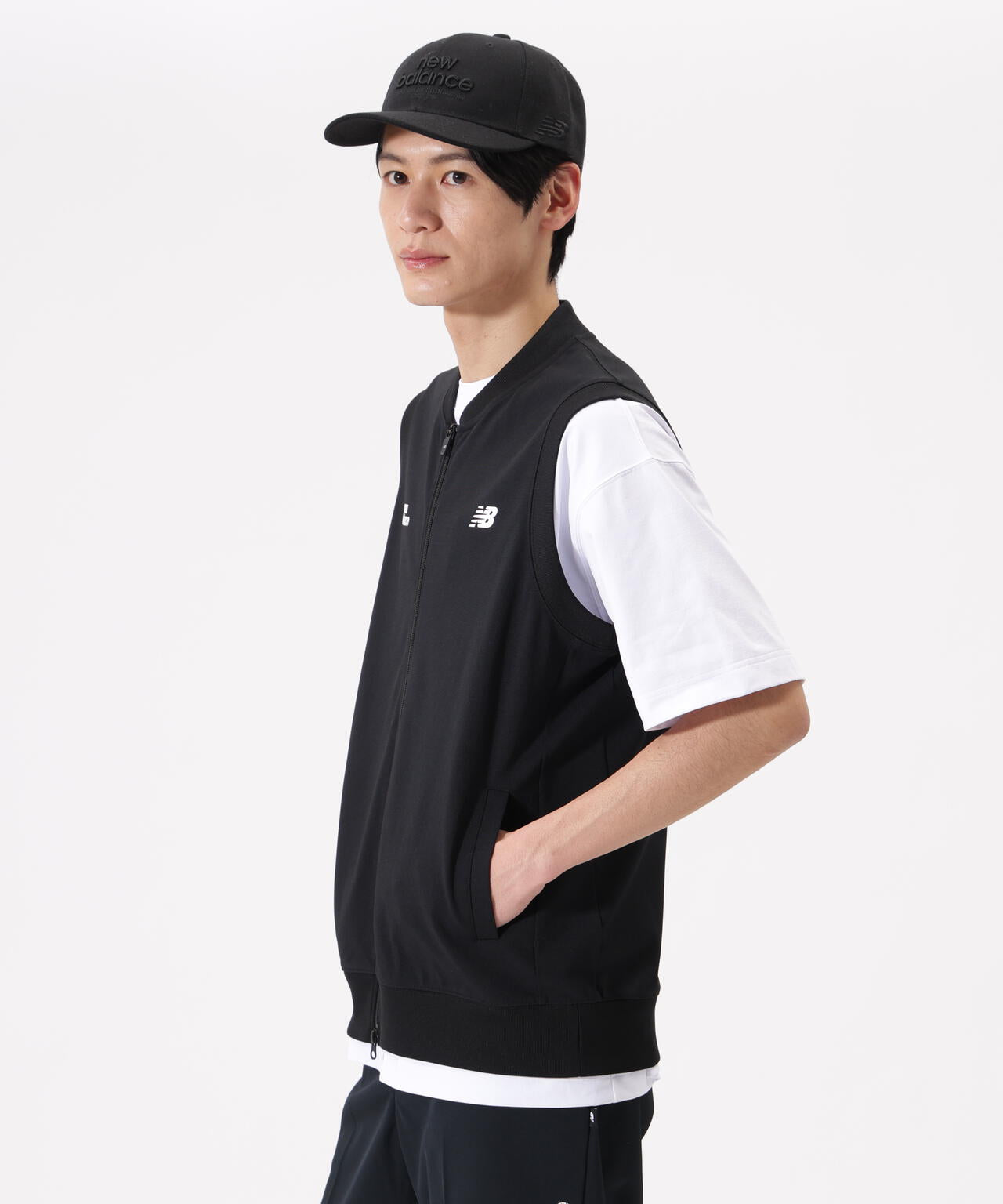 【直営店舗限定】スウェット フルジップ ベスト (MENS)