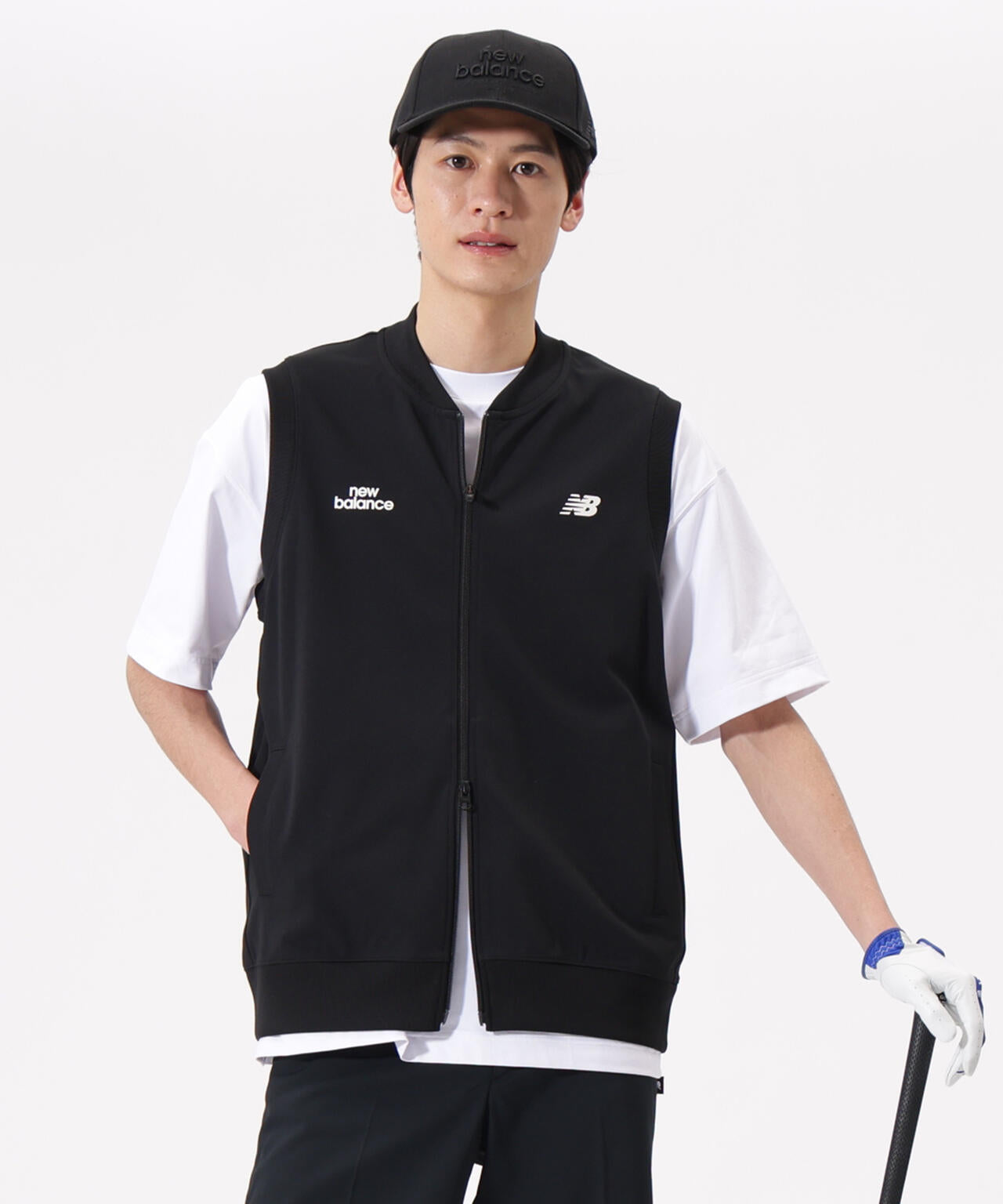 【直営店舗限定】スウェット フルジップ ベスト (MENS)