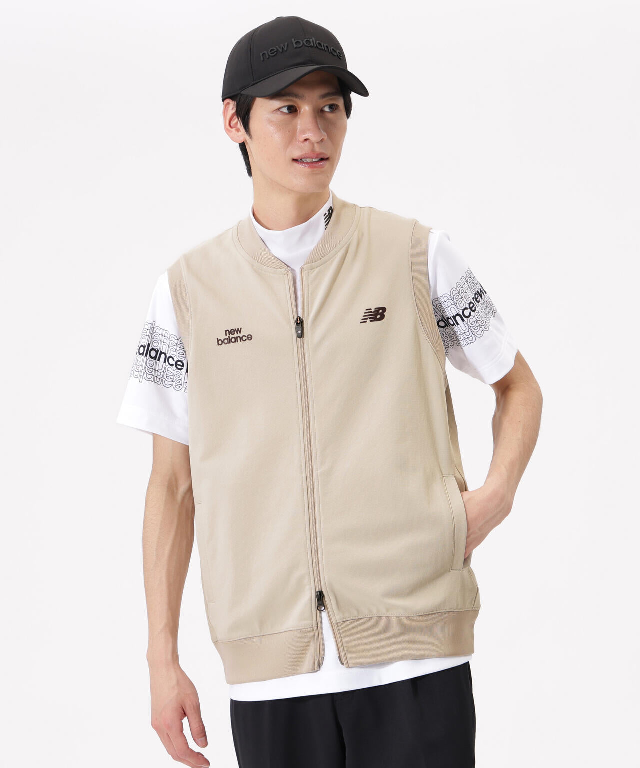 【直営店舗限定】スウェット フルジップ ベスト (MENS)