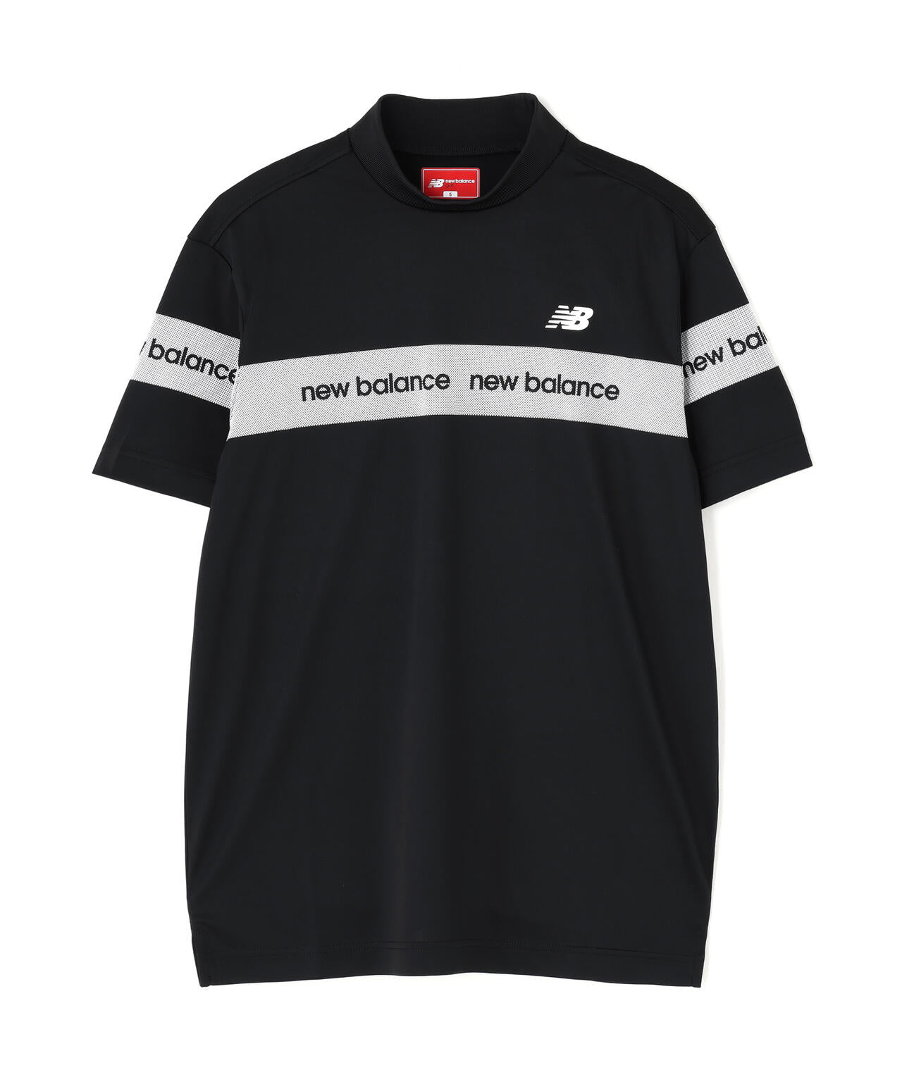 接触冷感 半袖 モックネック プルオーバー (MENS)