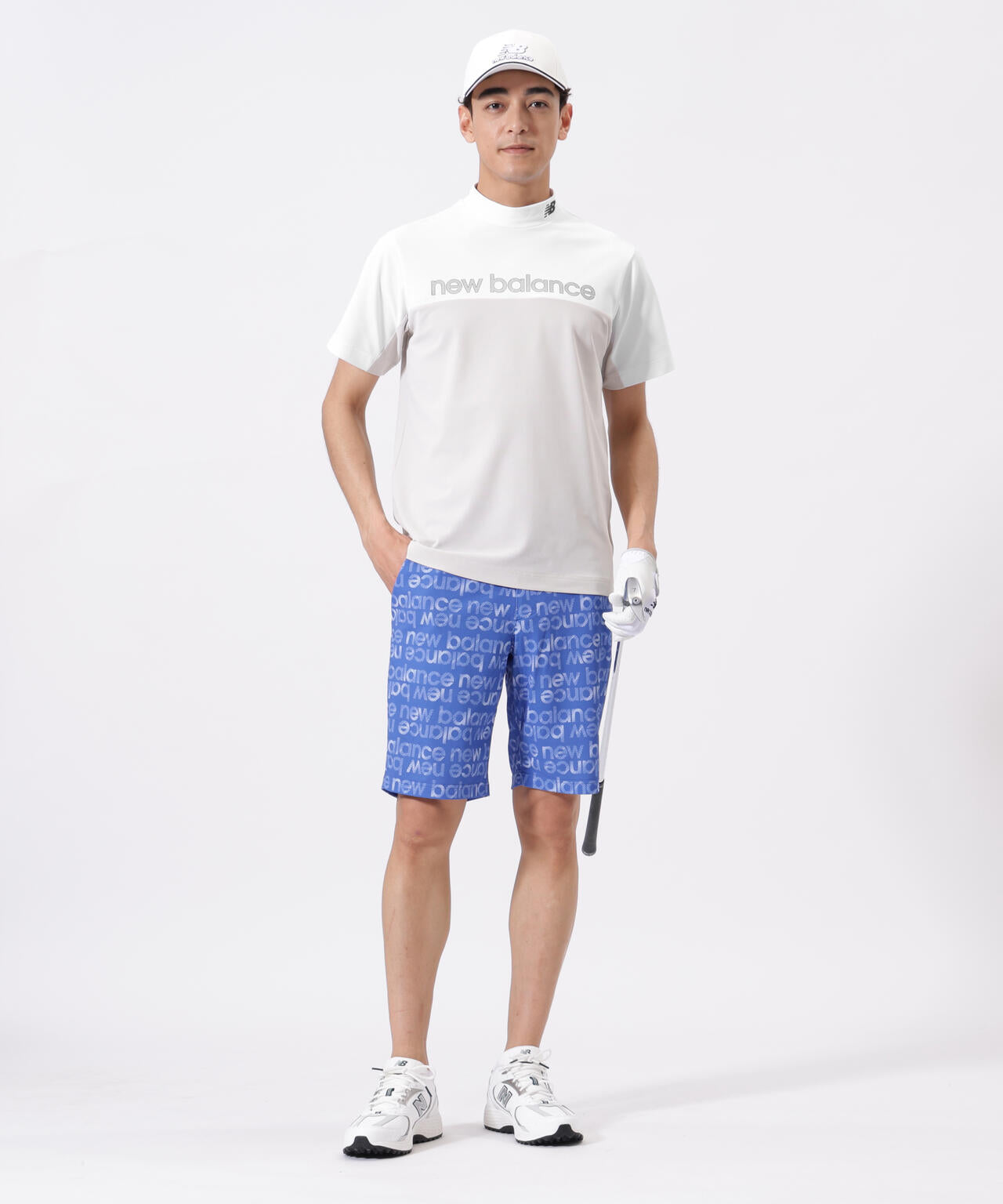 超速乾 UV 防透 半袖 モックネック プルオーバー (MENS)
