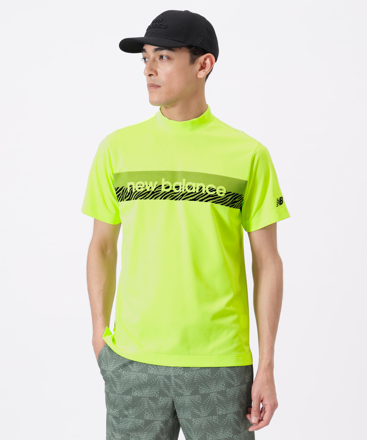 半袖 モックネック プルオーバー (MENS)