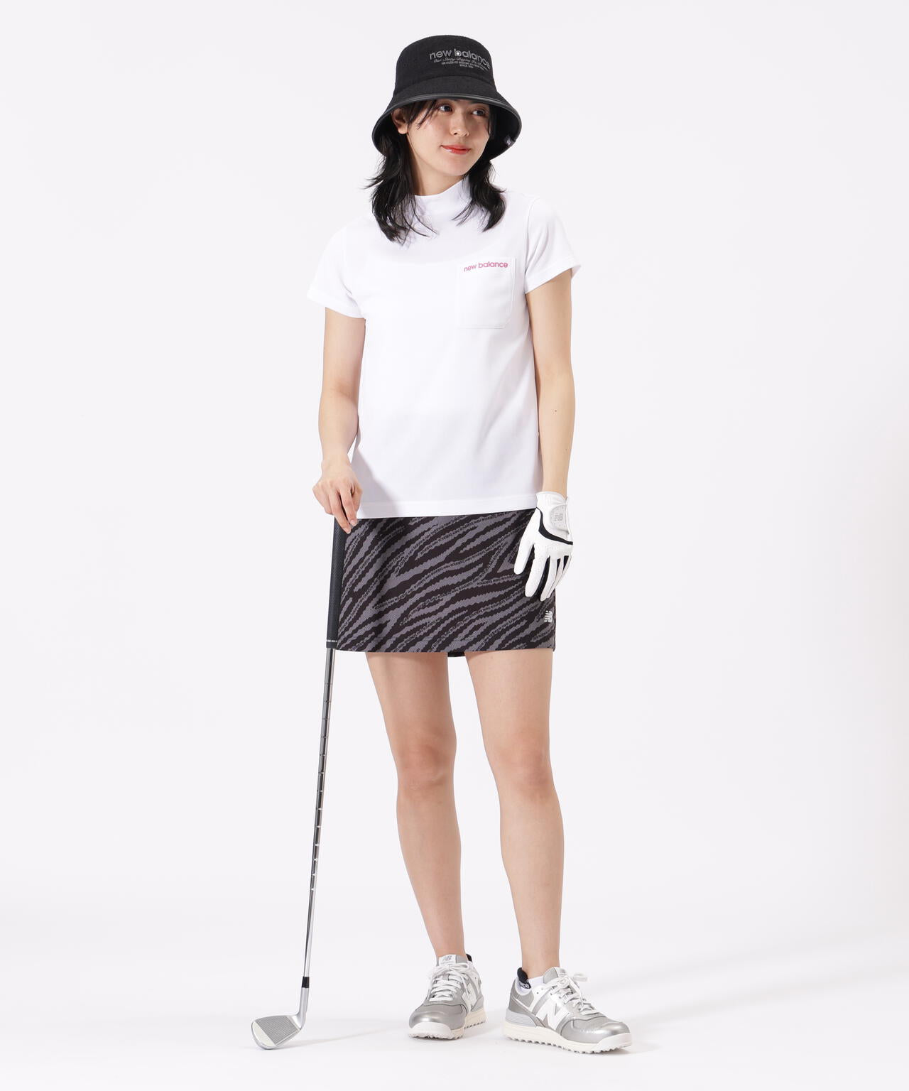 半袖 モックネック プルオーバー (WOMENS)