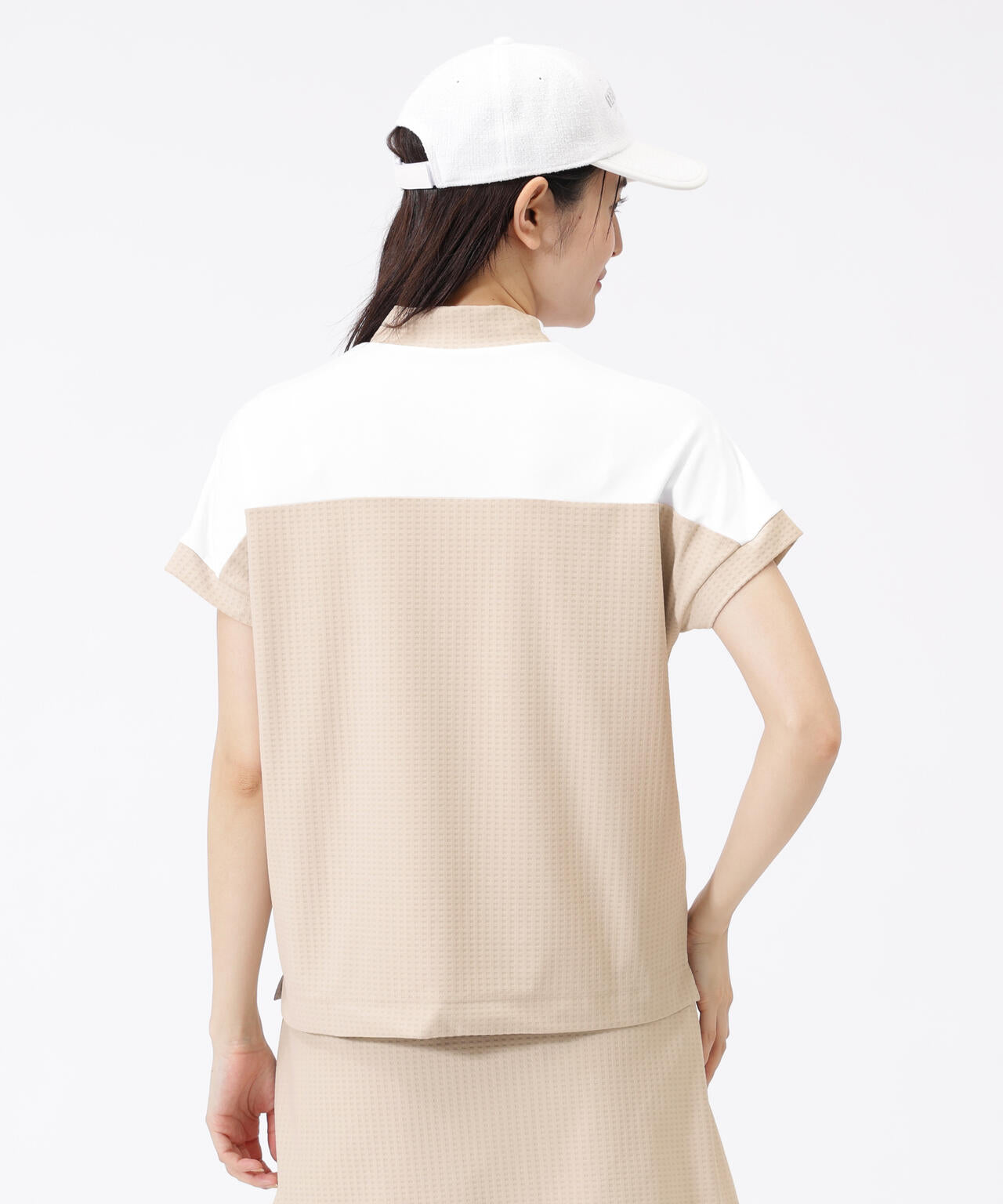 フレンチスリーブ モックネック プルオーバー (WOMENS)