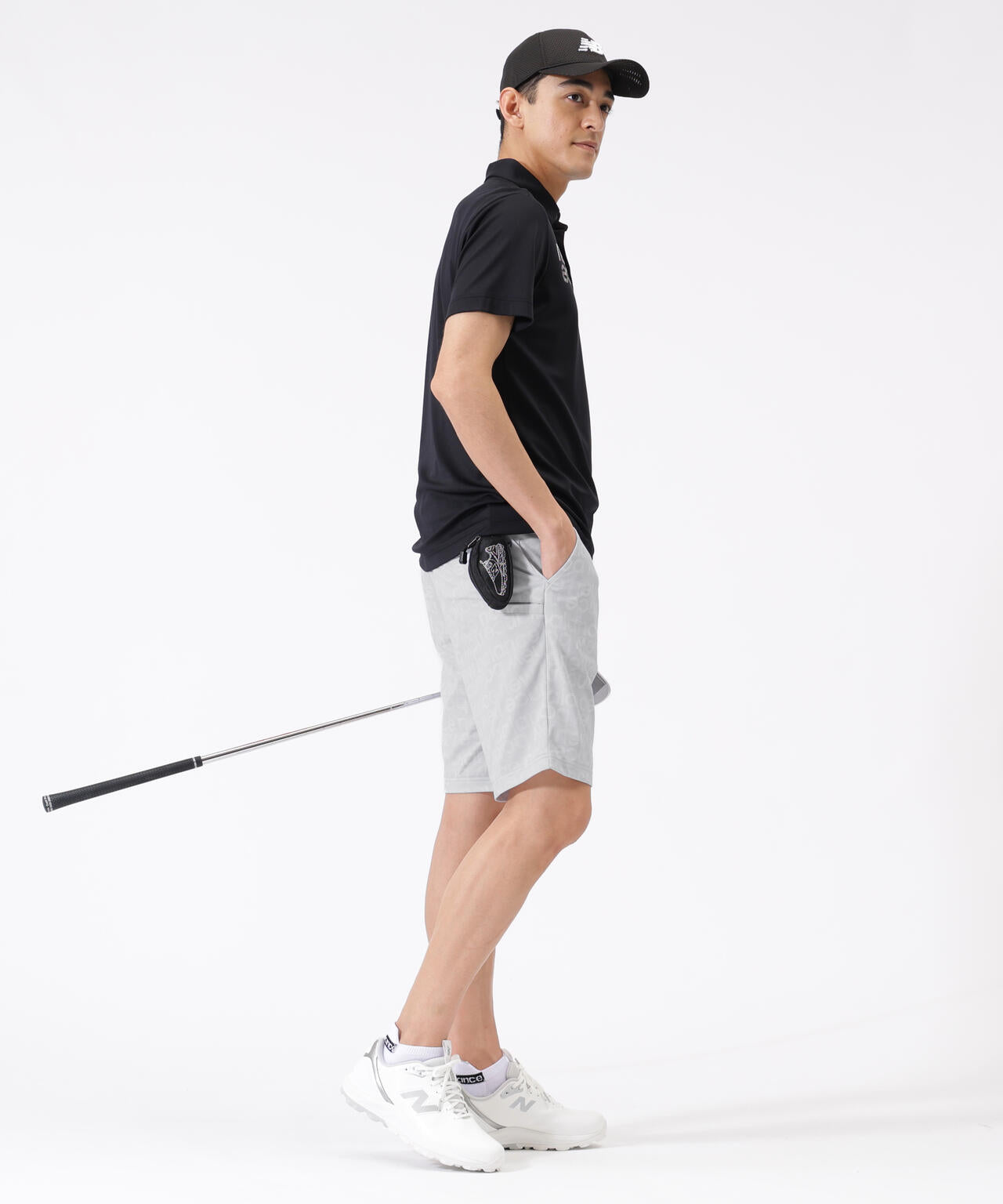 接触冷感 半袖カラーシャツ (MENS)