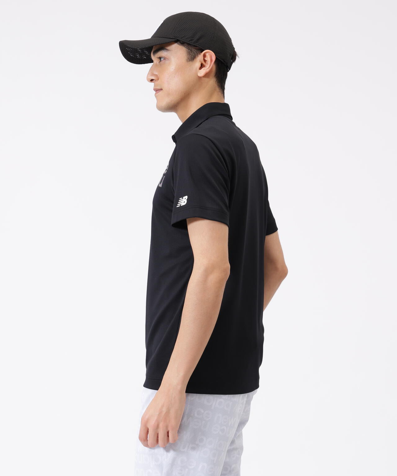 接触冷感 半袖カラーシャツ (MENS)