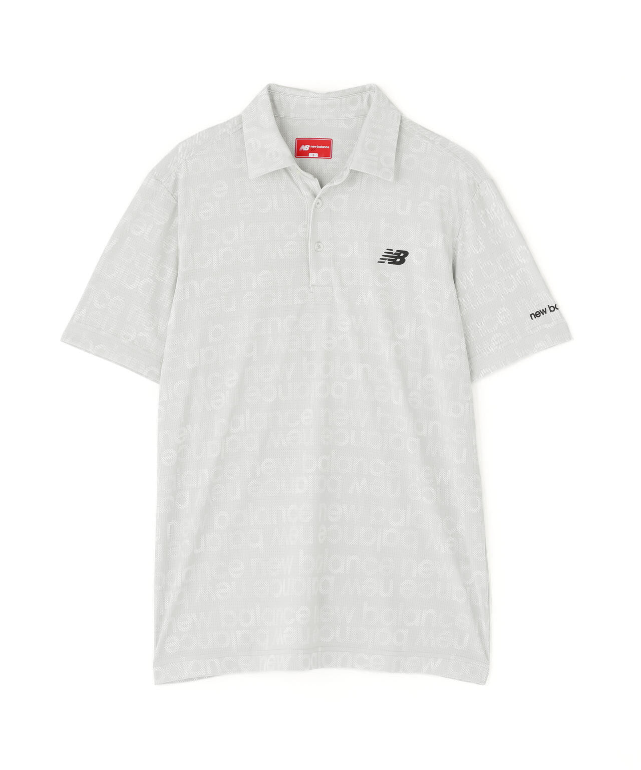 グラデーションボーダーロゴ柄 半袖 カラーシャツ (MENS)