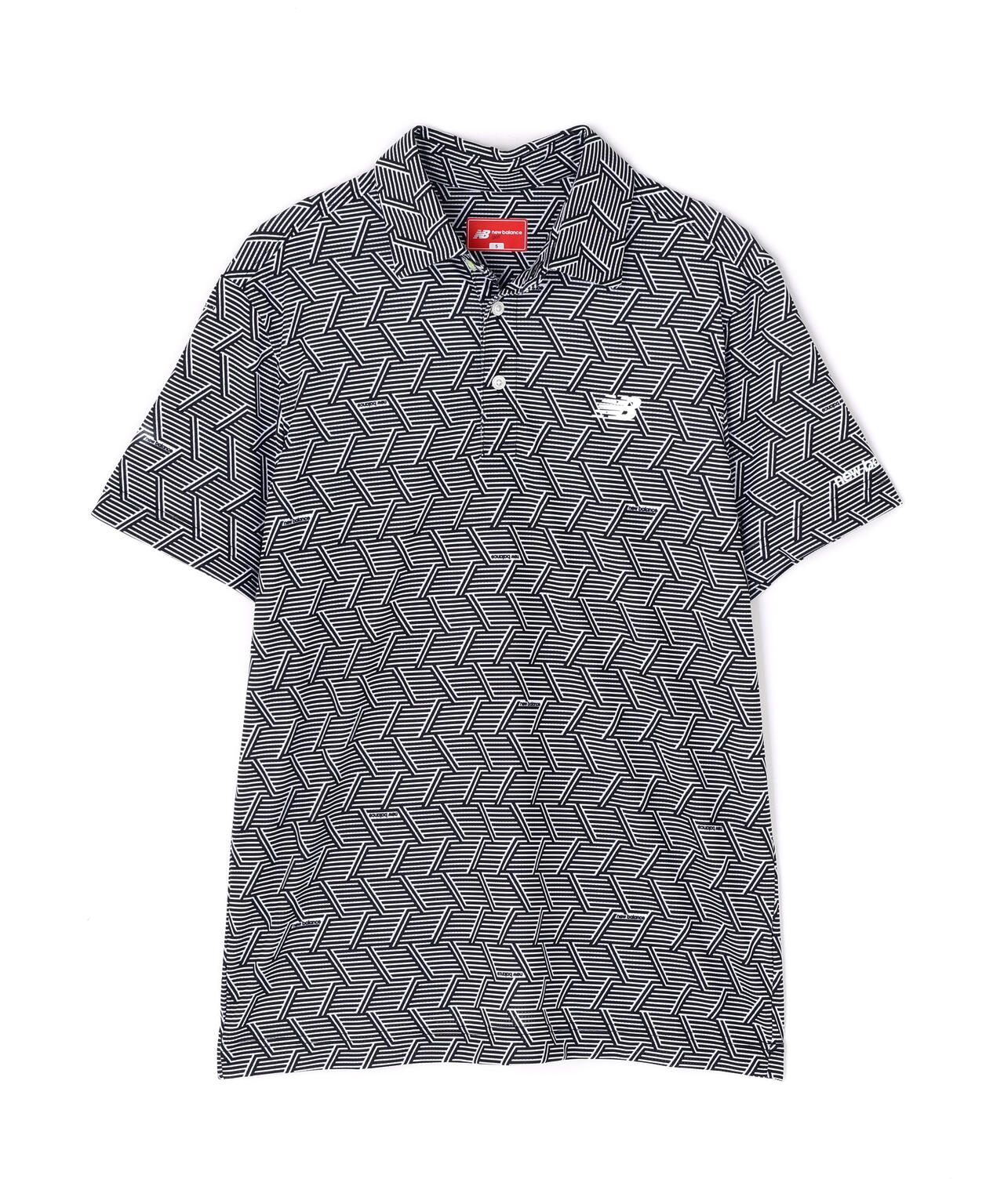 ジオメトリック柄 半袖 カラーシャツ (MENS)