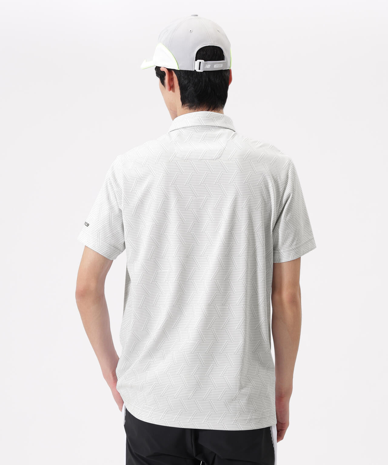 ジオメトリック柄 半袖 カラーシャツ (MENS)