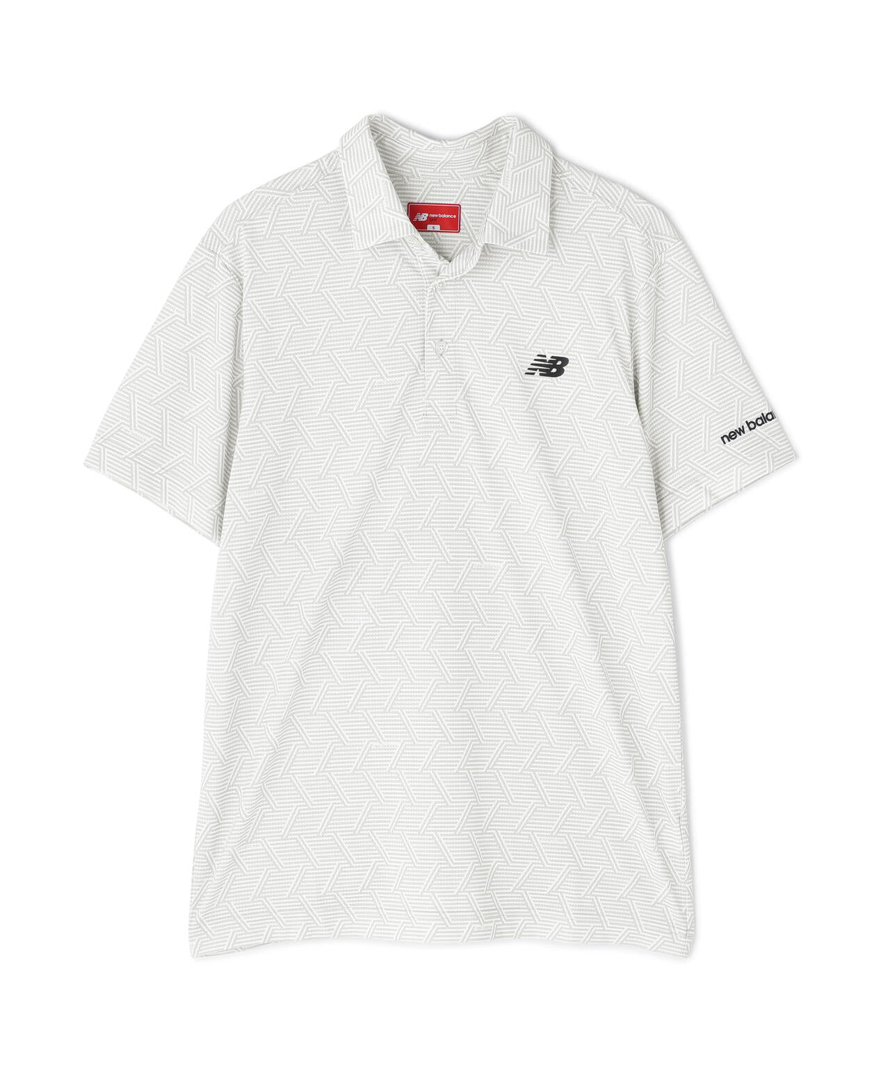 ジオメトリック柄 半袖 カラーシャツ (MENS)