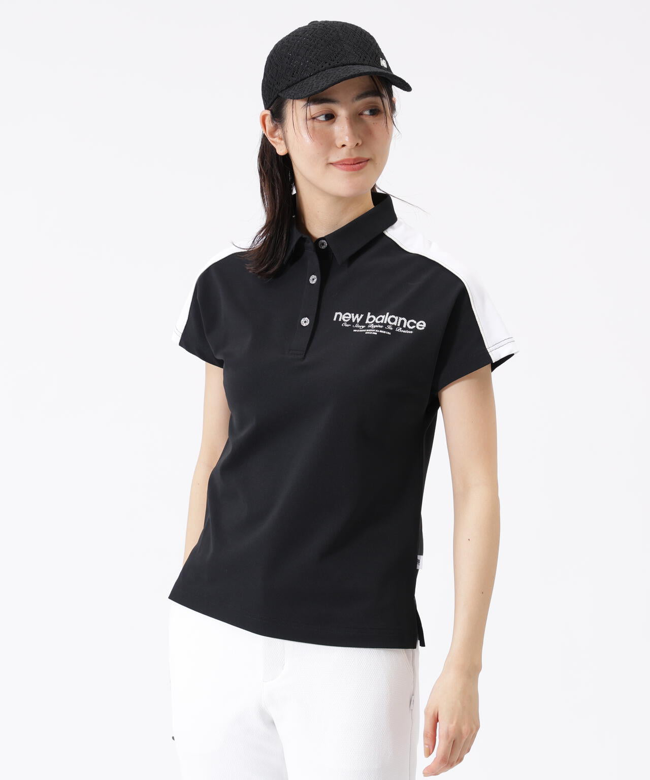 フレンチスリーブ カラーシャツ (WOMENS)