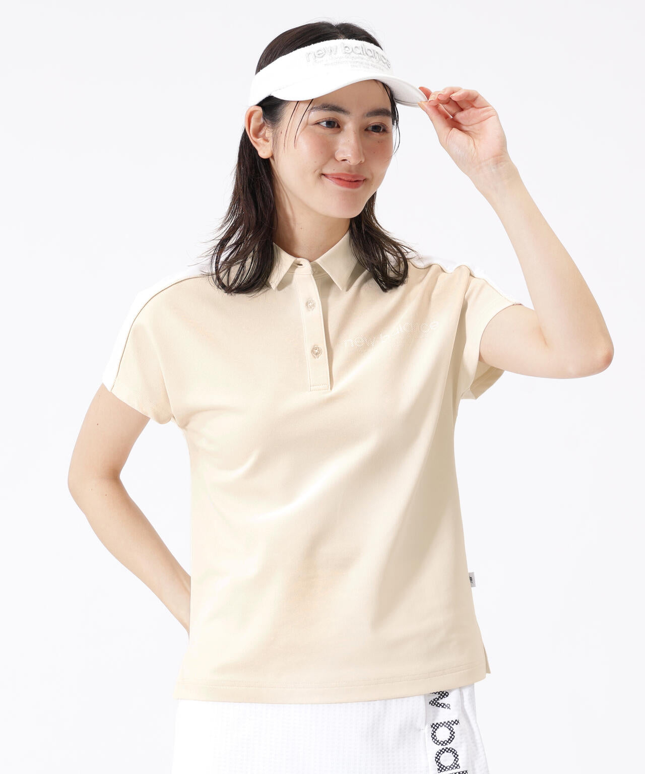 フレンチスリーブ カラーシャツ (WOMENS)