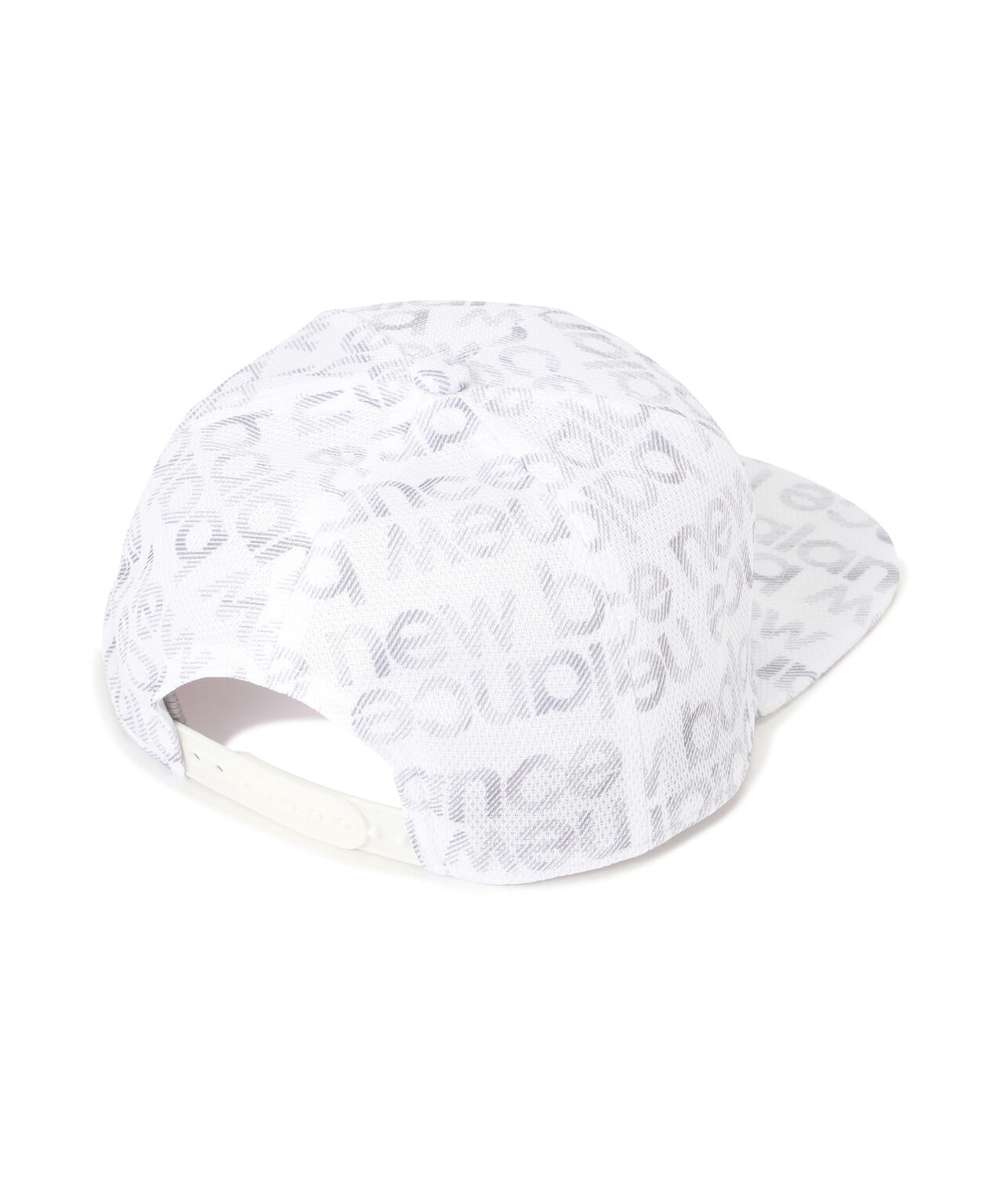 グラデーションボーダーロゴ フラットブリムキャップ (UNISEX)