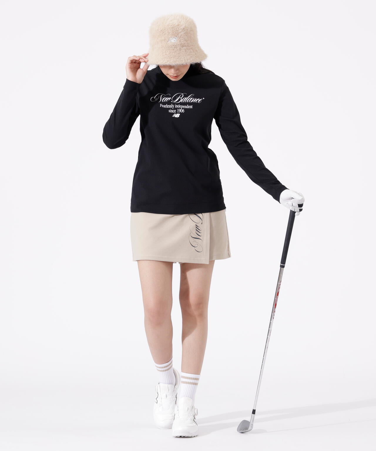UV 長袖 モックネック プルオーバー (WOMENS)