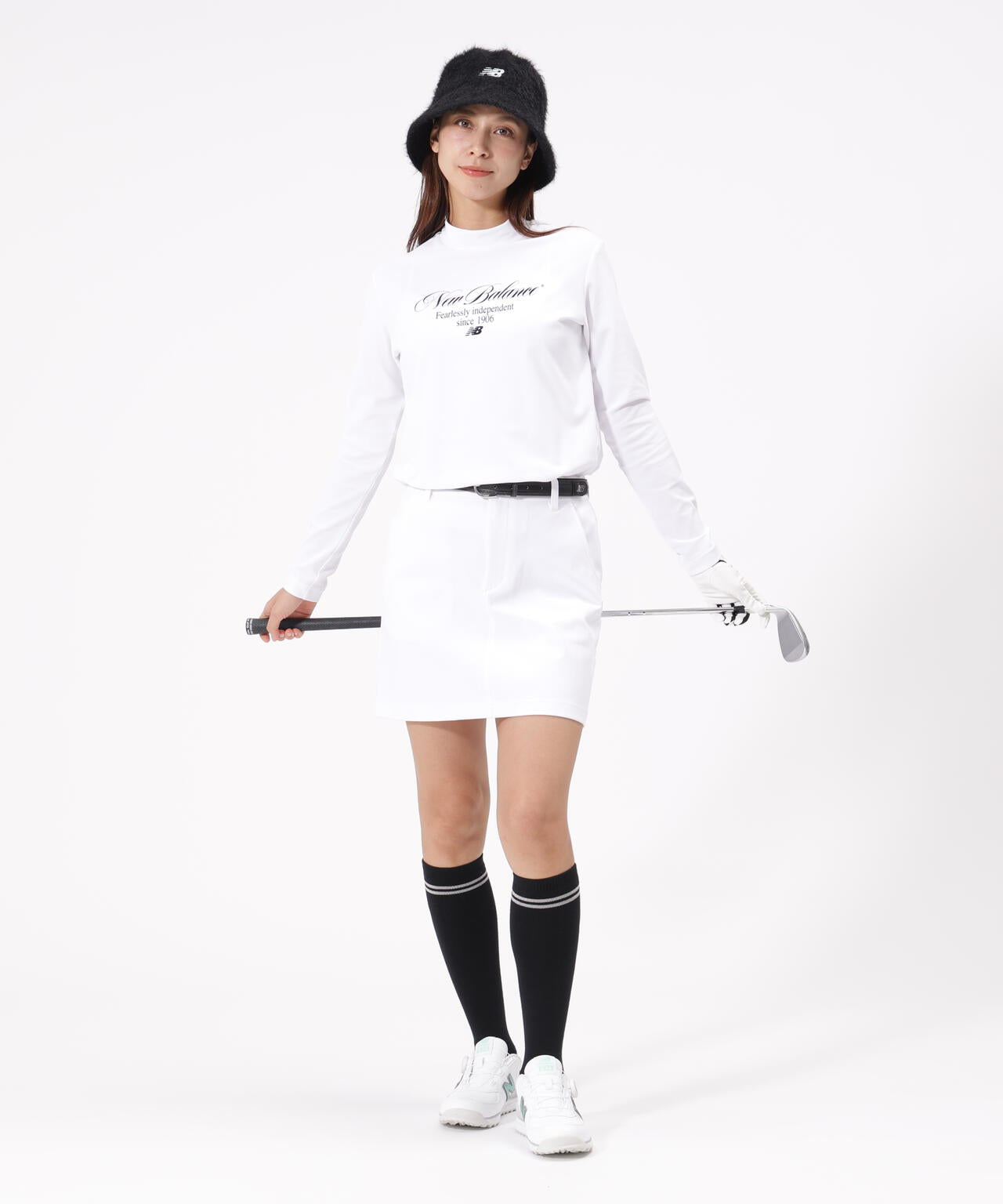 UV 長袖 モックネック プルオーバー (WOMENS)